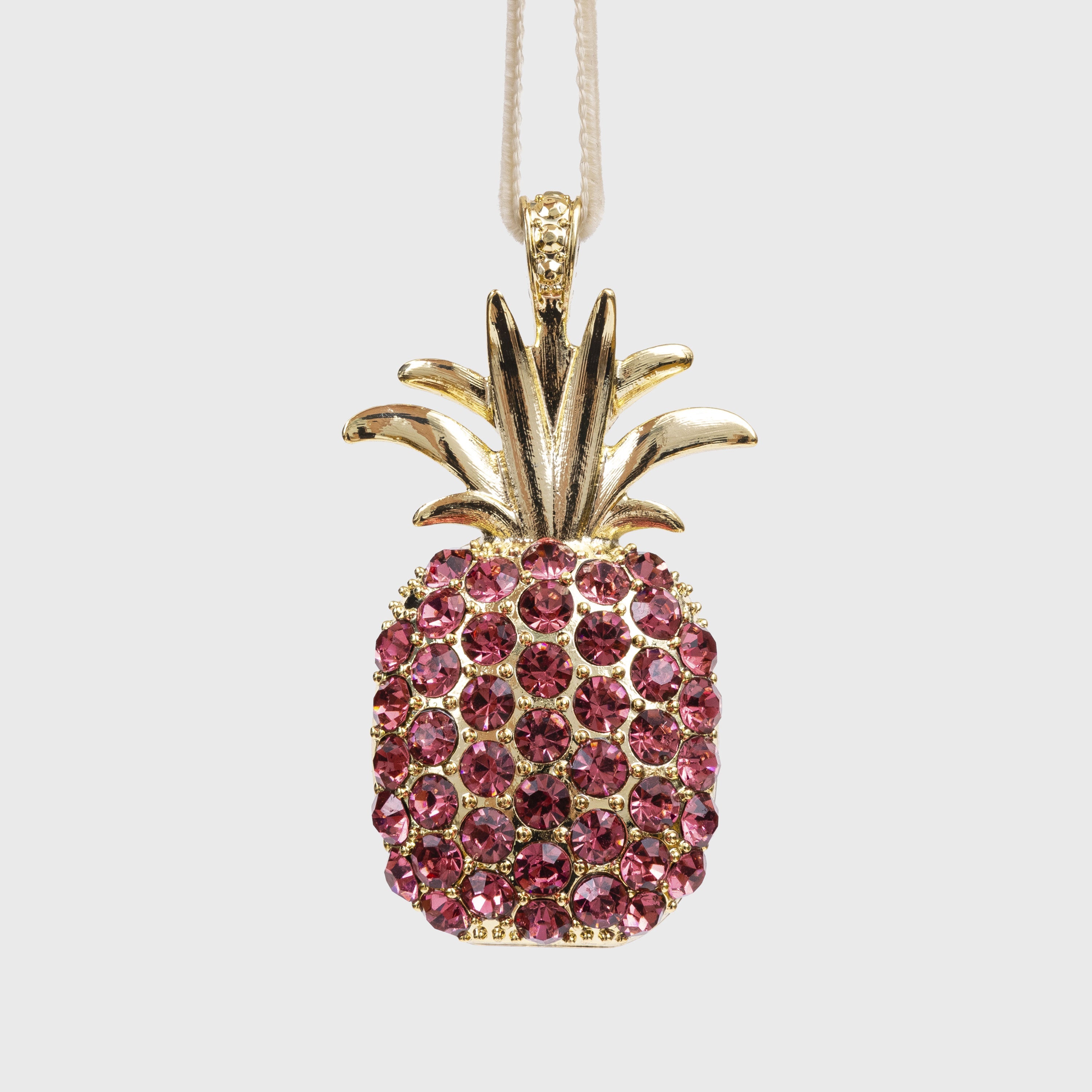 Pineapple Hanging Ornament, Rose