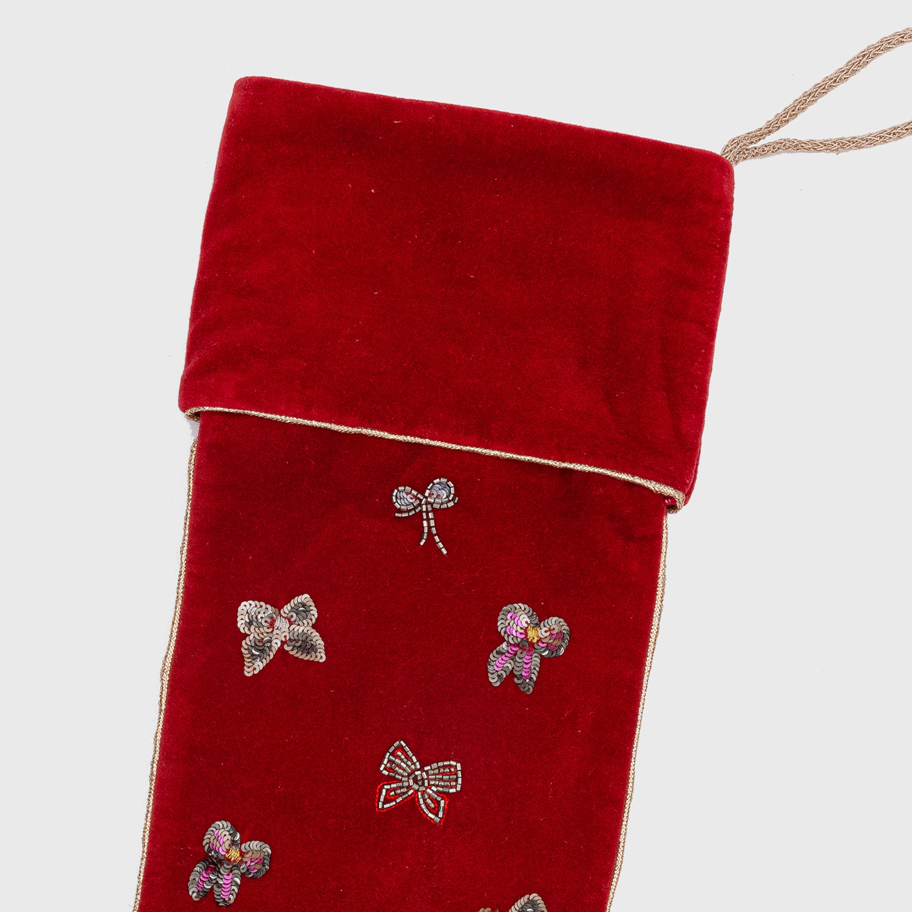 Bow Stocking, Red