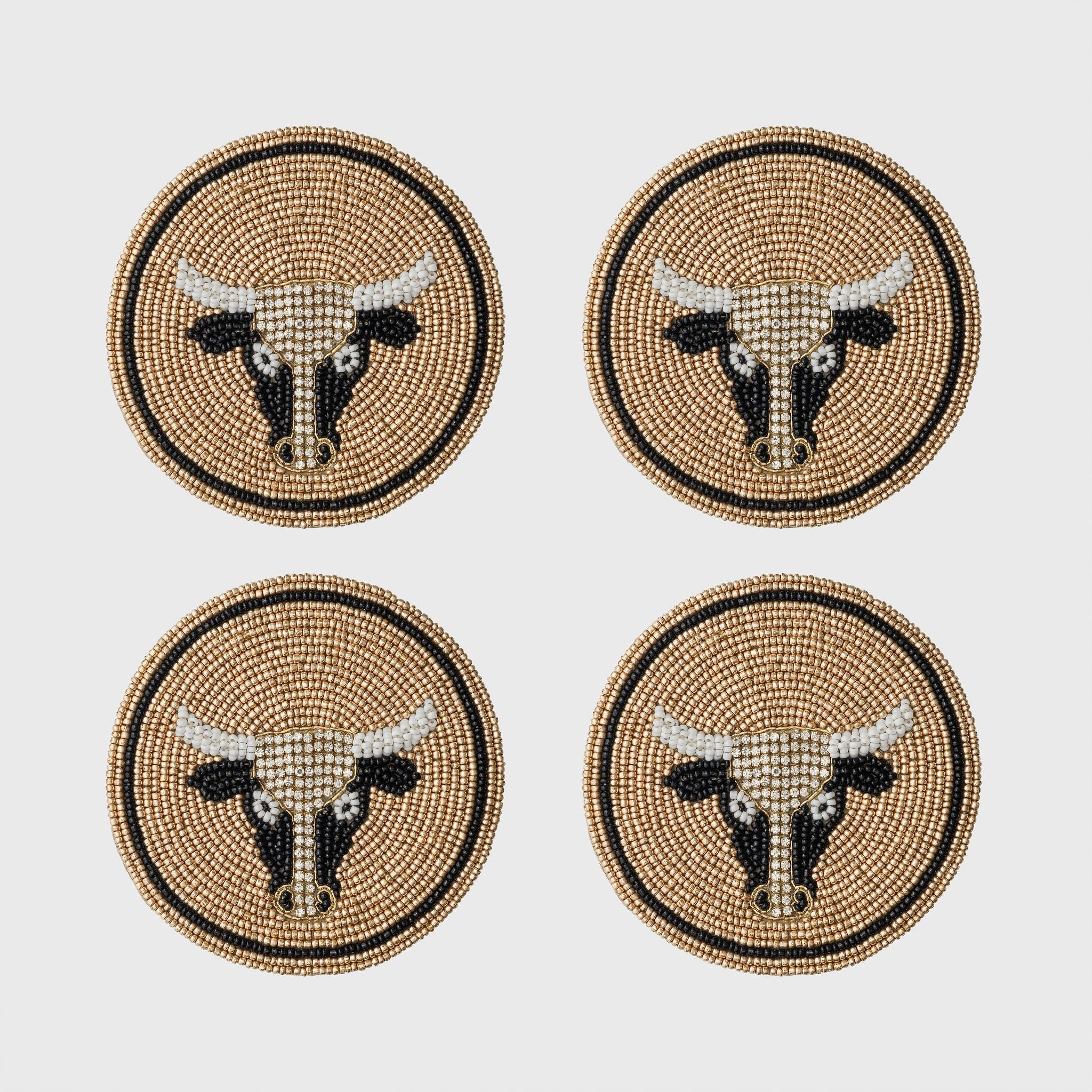 Taurus Coasters, Set Of Four