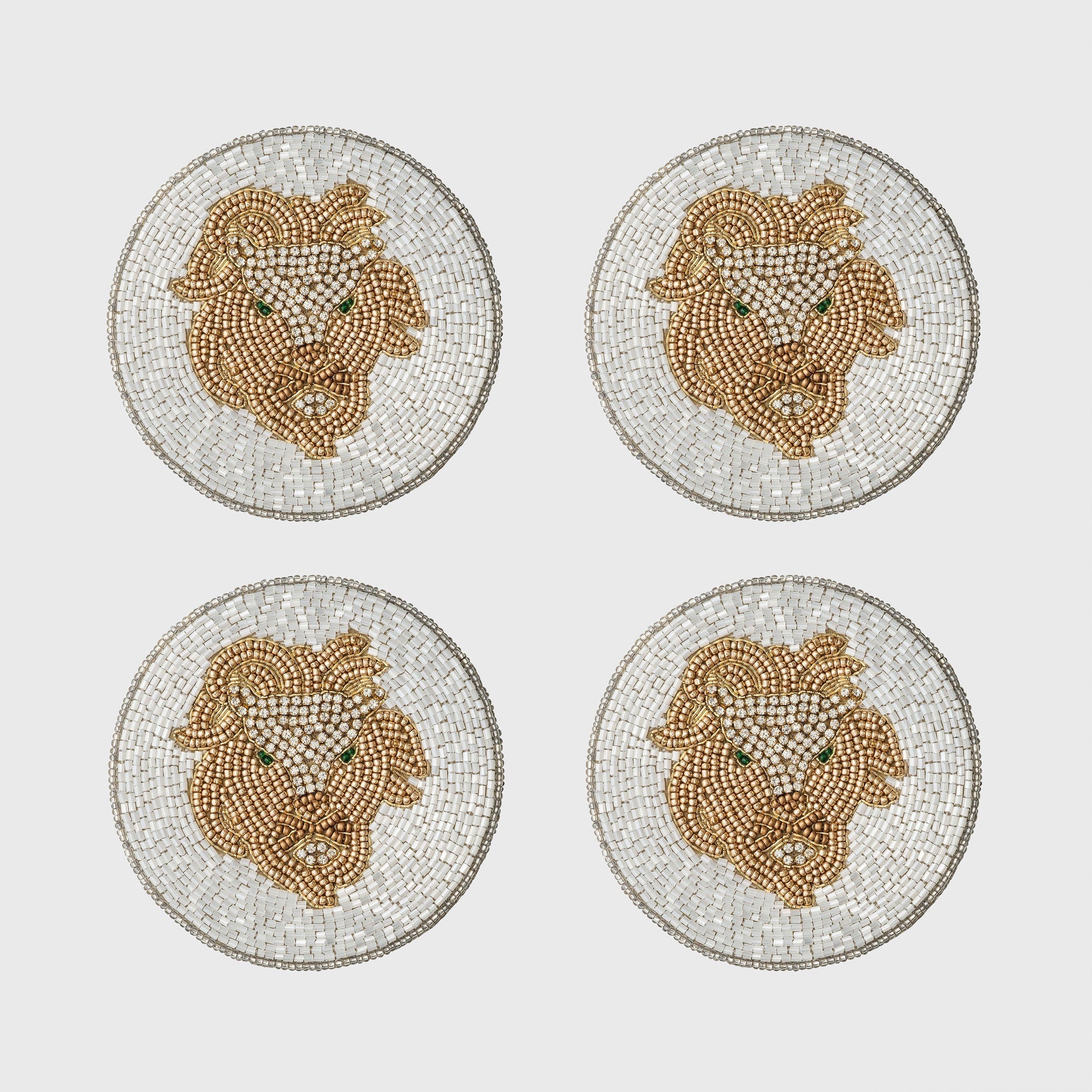 Leo Coasters, Set Of Four