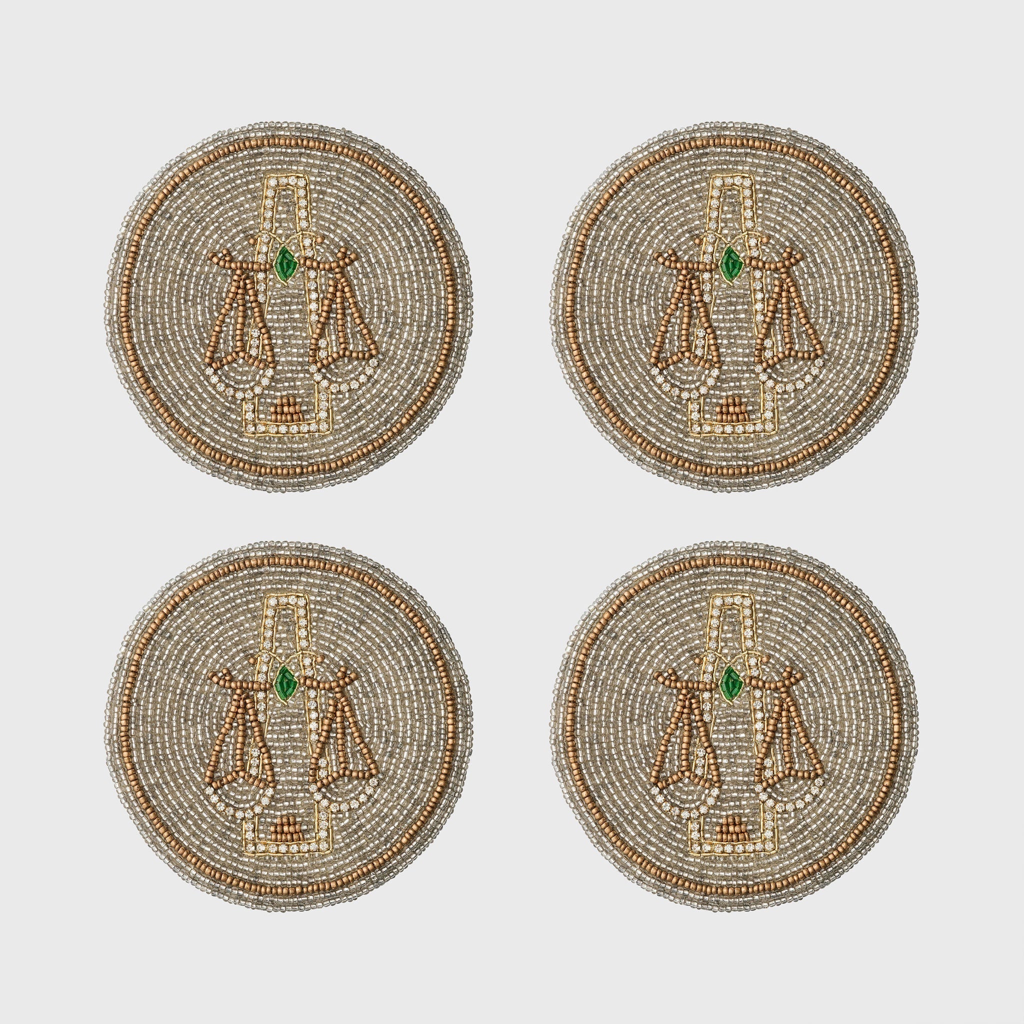 Libra Coasters, Set Of Four