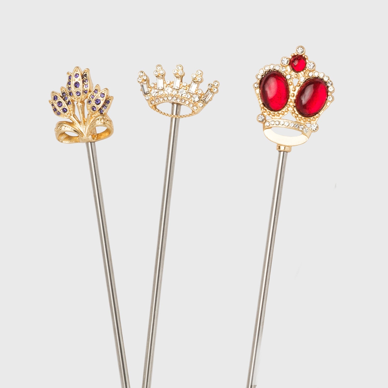 Crown Swizzle Sticks