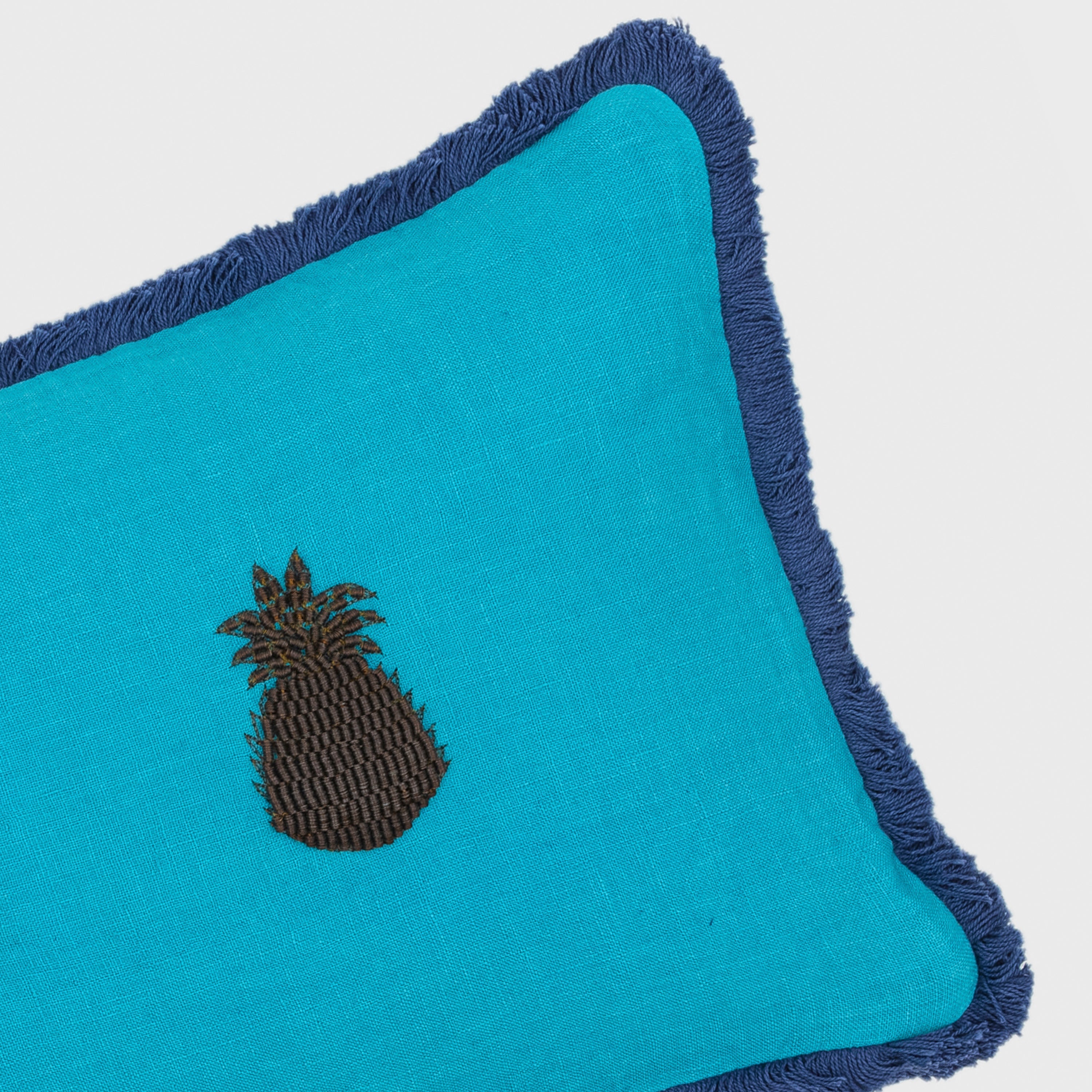 Pineapple Pillow, Turquoise