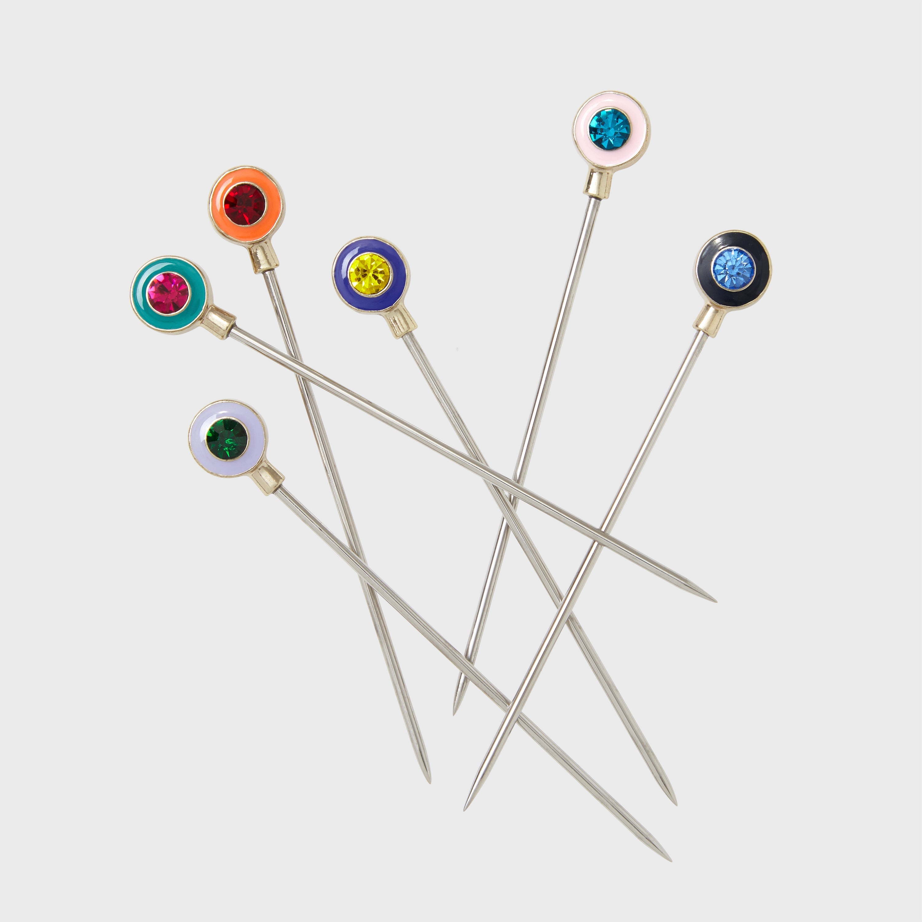 Enamel Gem Cocktail Picks