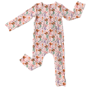 Jerzey Mermaids Bamboo Ruffle Convertible Footie (pre-order)