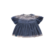 Baby Fit & Flare Dress | Navy