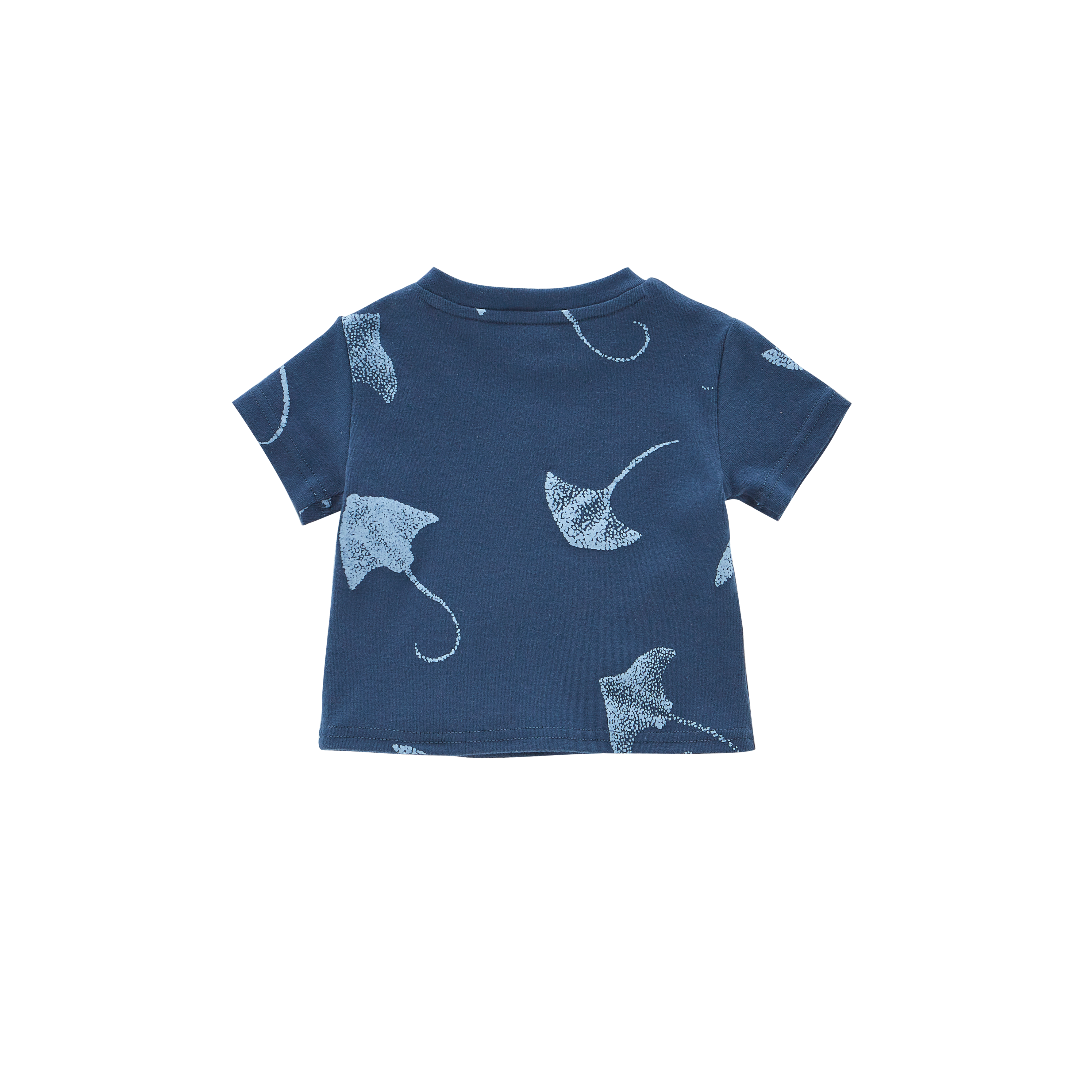 Boxy T-shirt With All Over Print | Navy