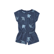 Terry Romper | Navy