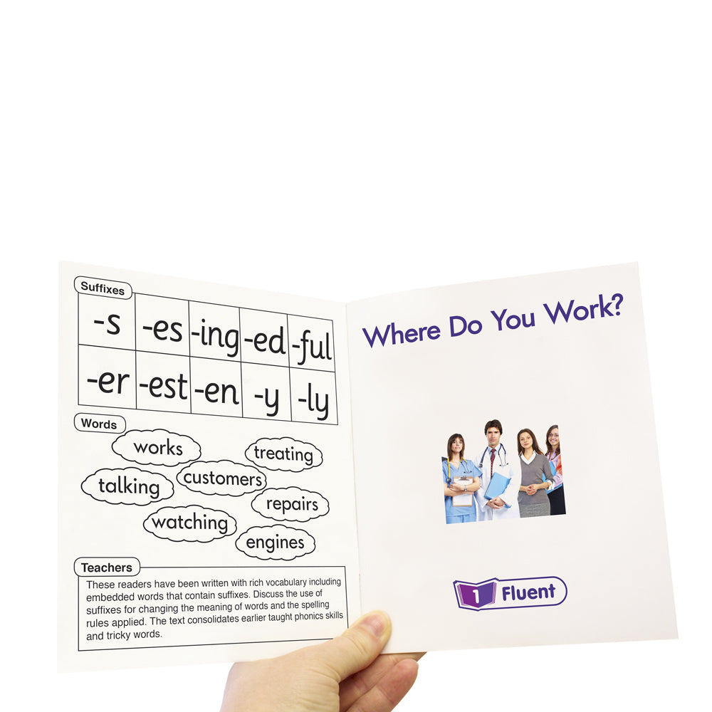 Letters & Sounds Phase 6 Set 1 Non-fiction - 6 Pack