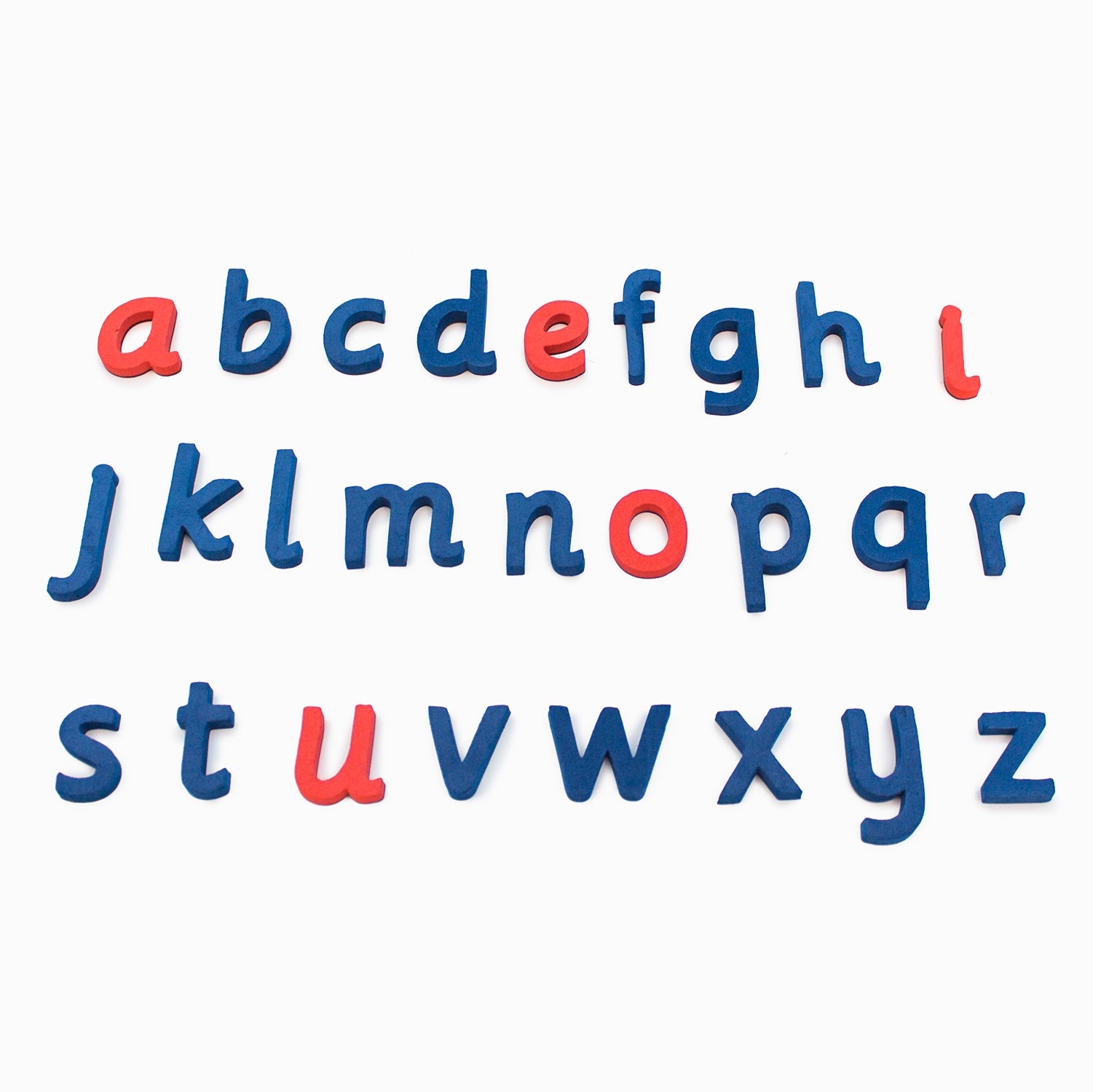 Rainbow Alphabet And Digraphs - Cursive