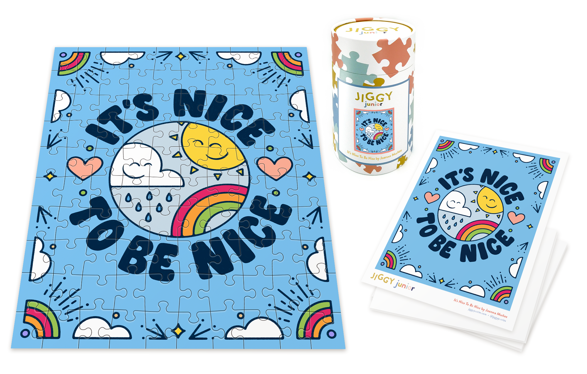 Jiggy Junior, It's Nice To Be Nice By Joanna Muñoz