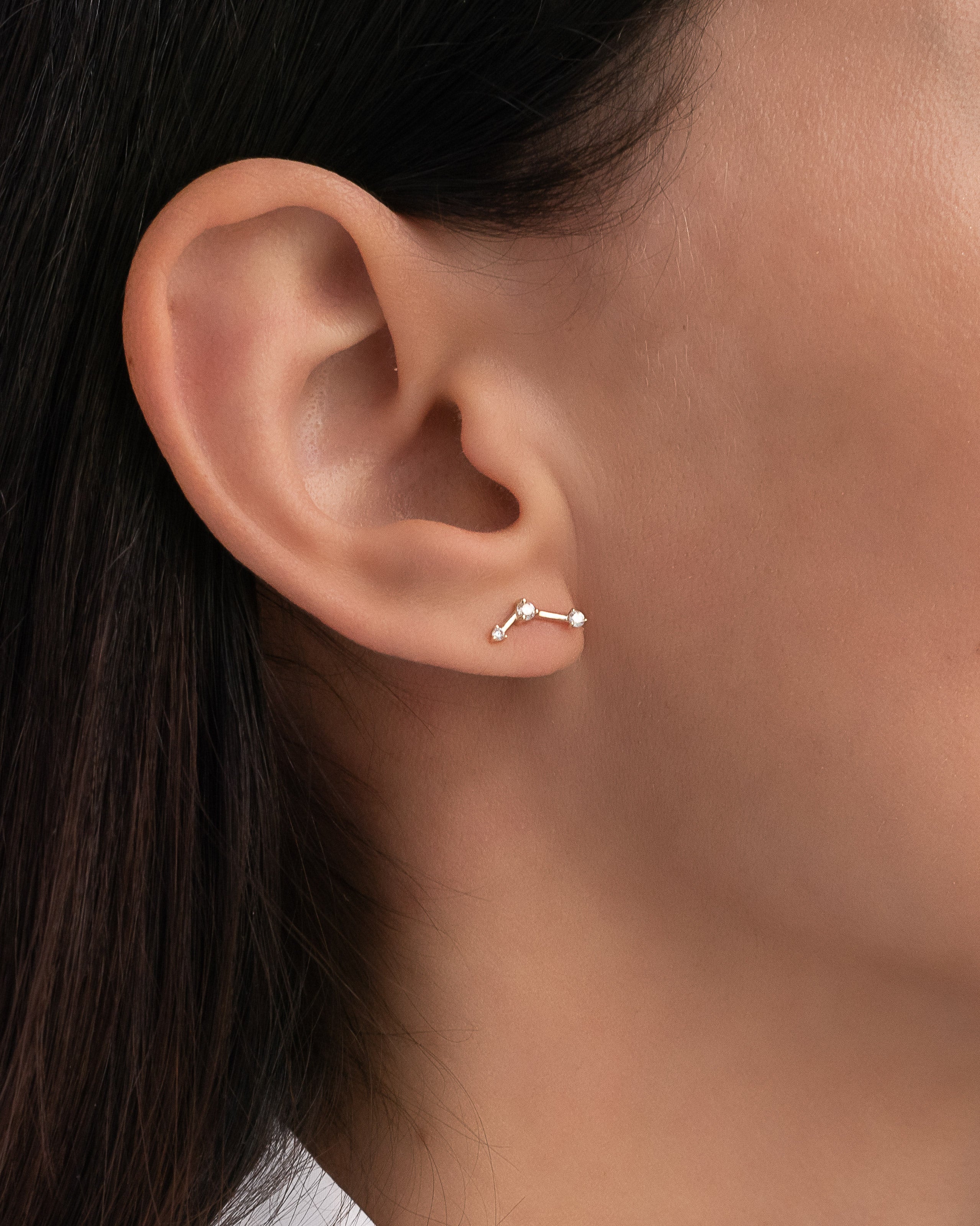 Diamond Constellation Stud Earrings