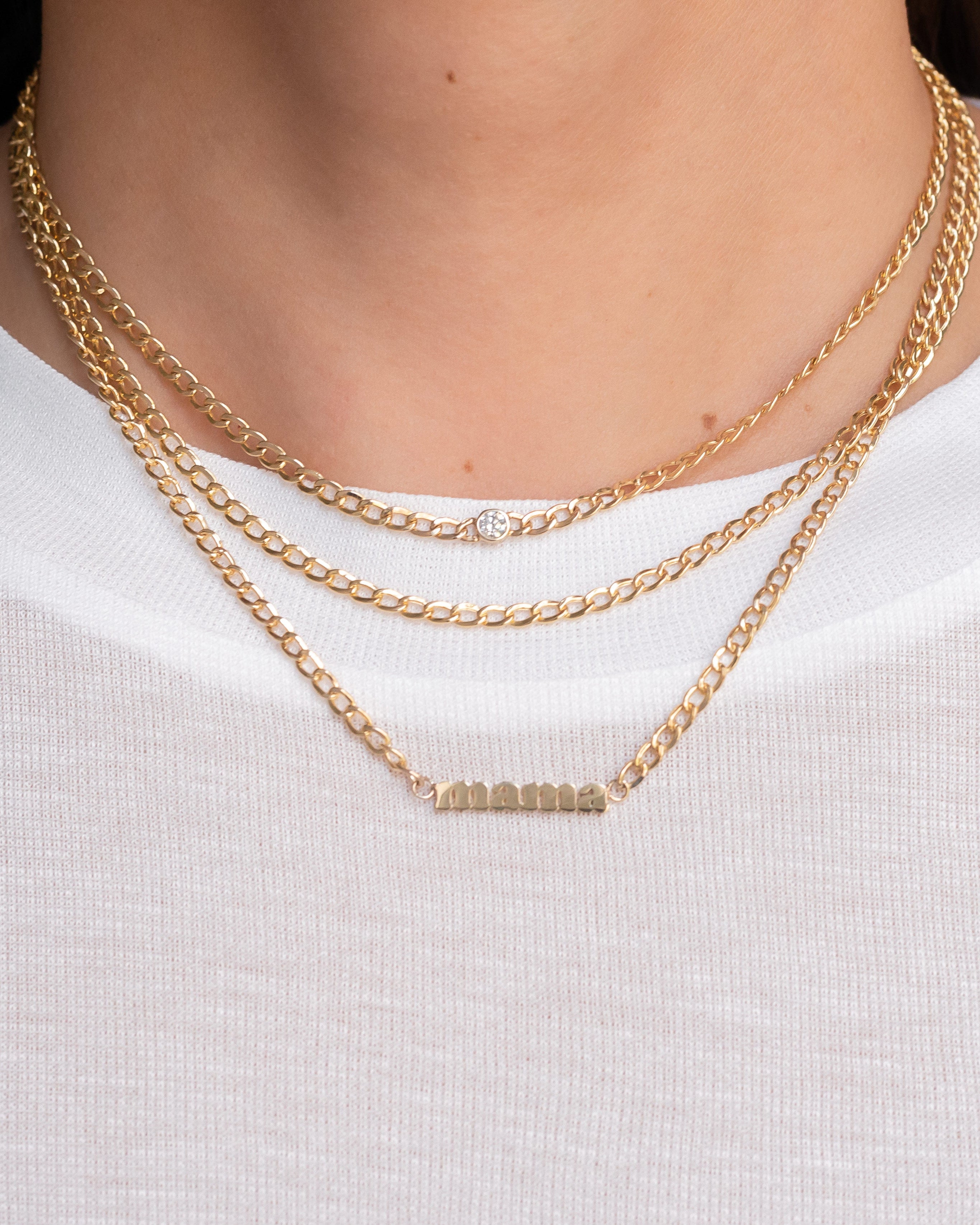Cuban Link Bezel Diamond Choker
