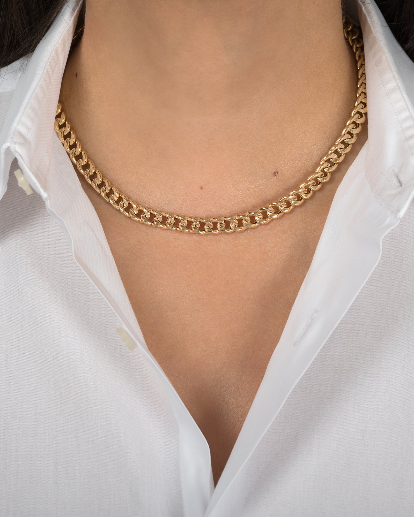 14k Large Miami Cuban Link Necklace