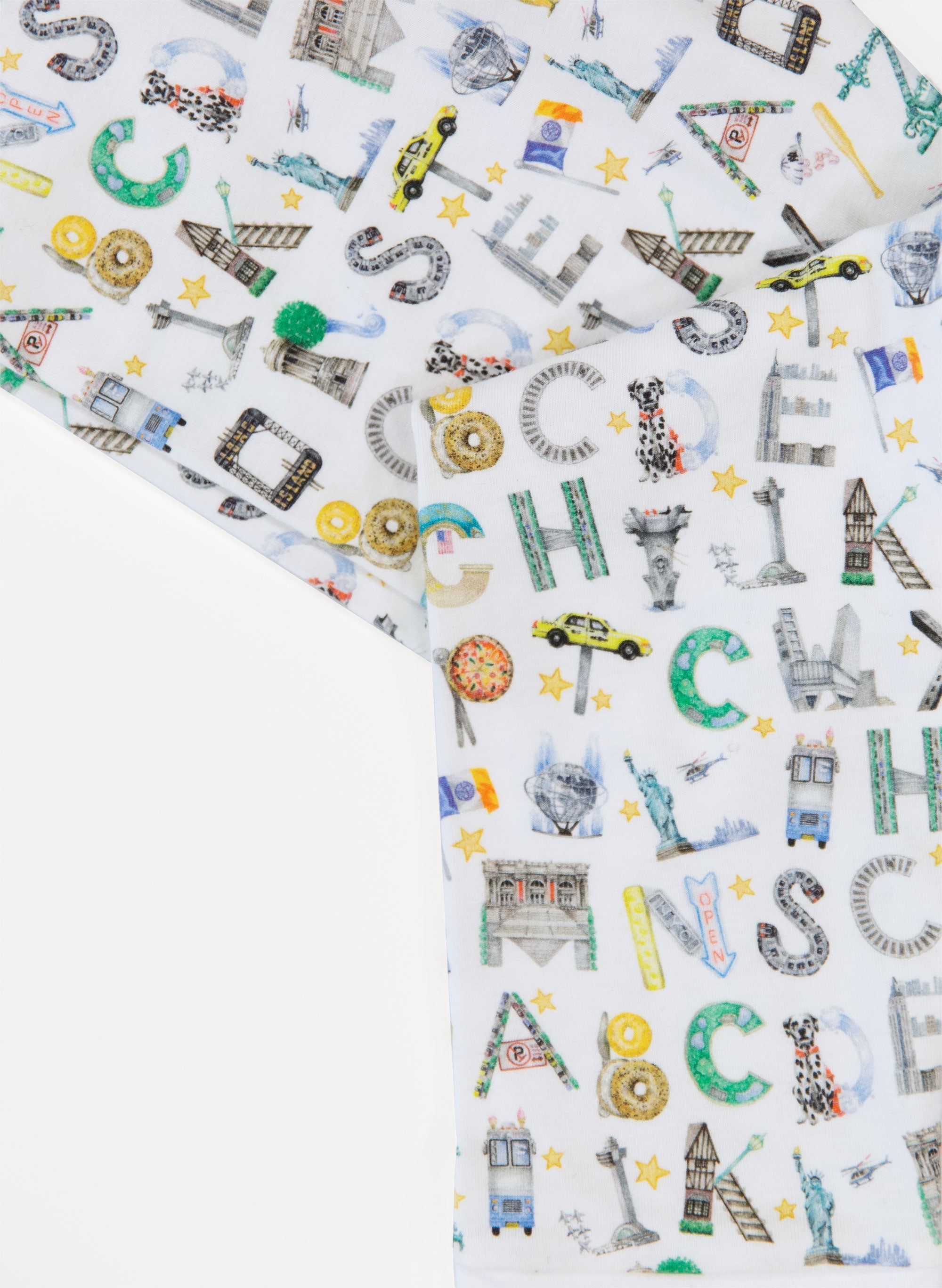 Two Piece Pajamas - Nyc Alphabet Soup
