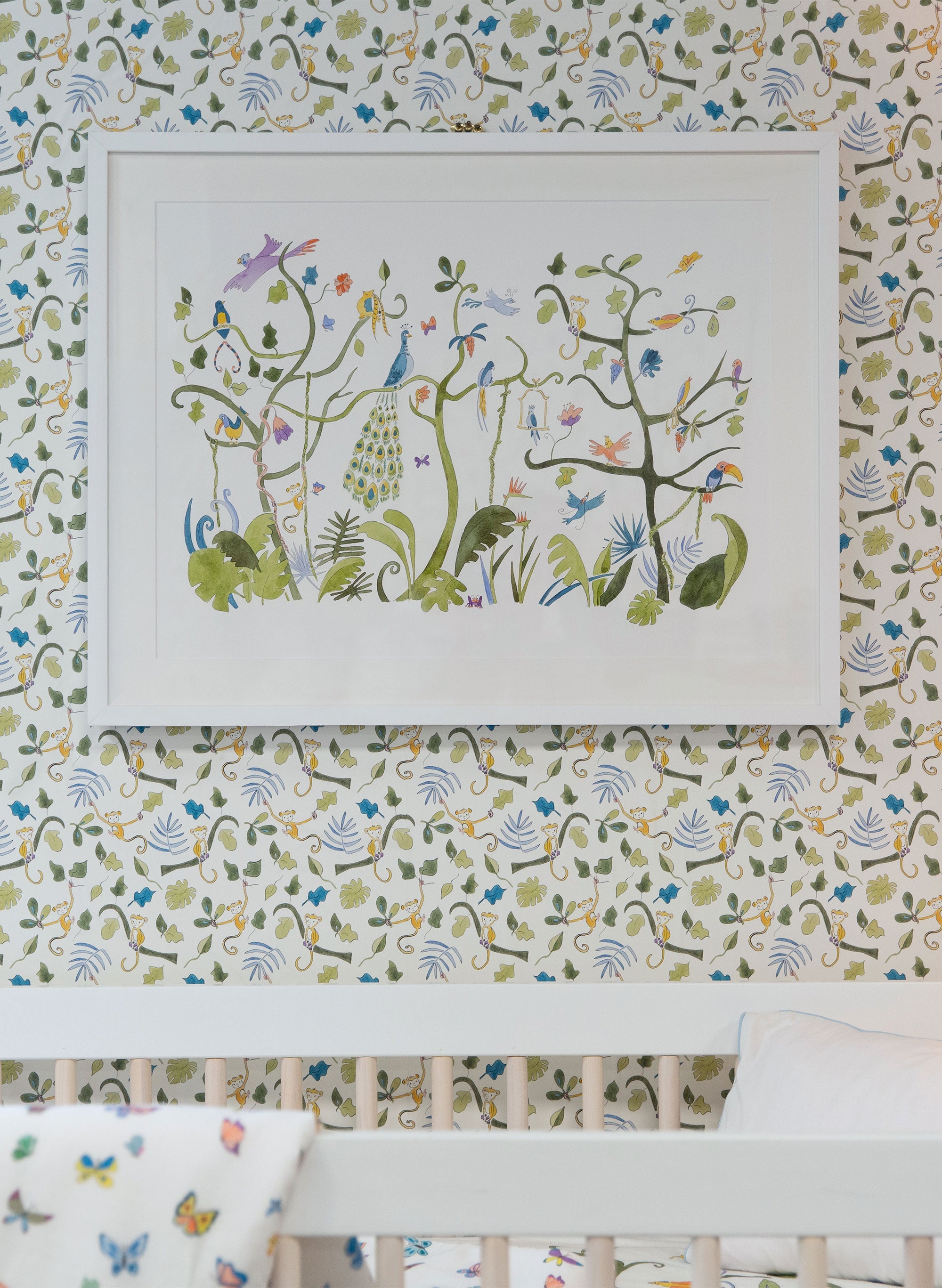 Art Print - Tropical Chinoiserie - Framed