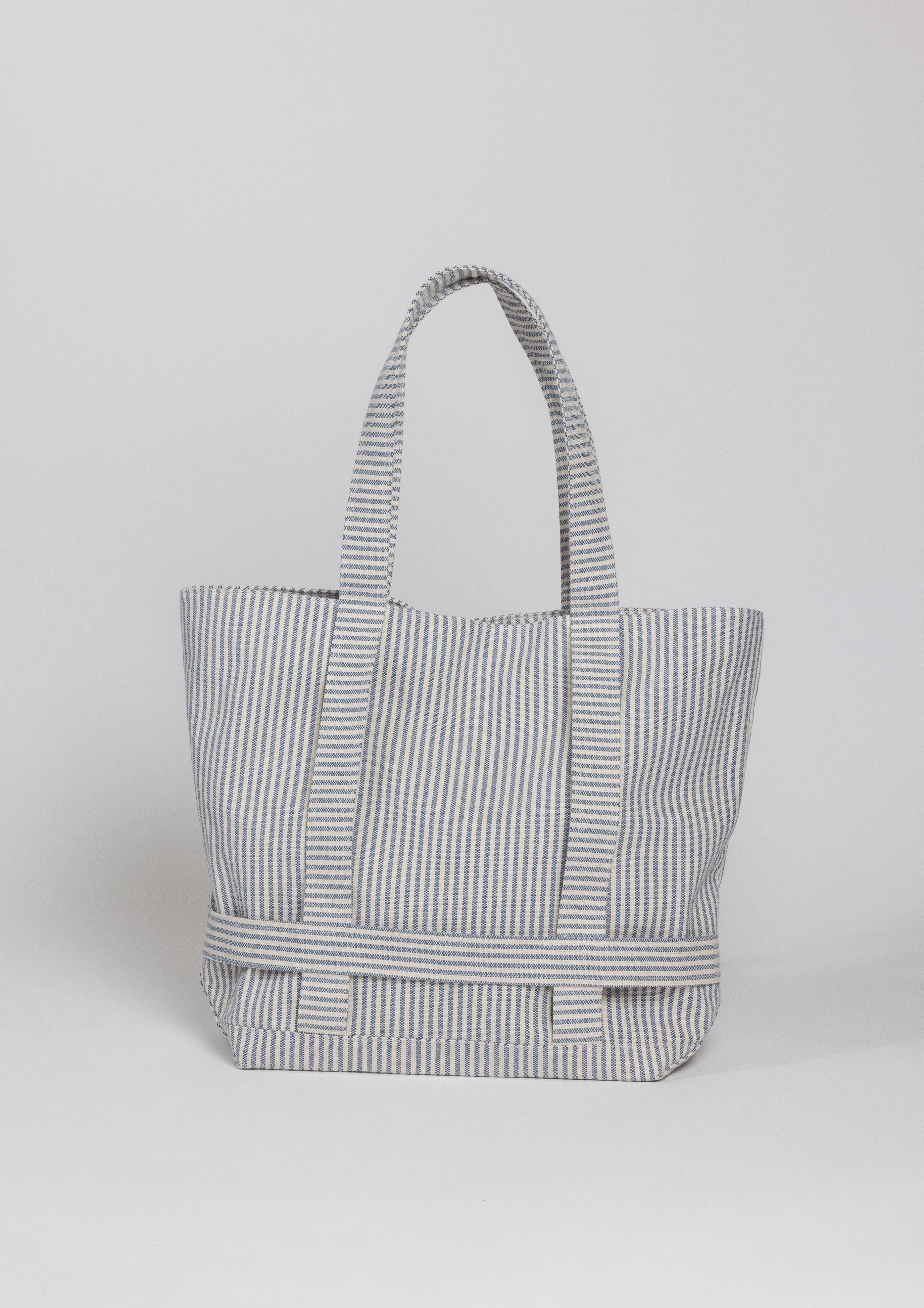 The Original Canvas Traveler Bag- Navy Stripe