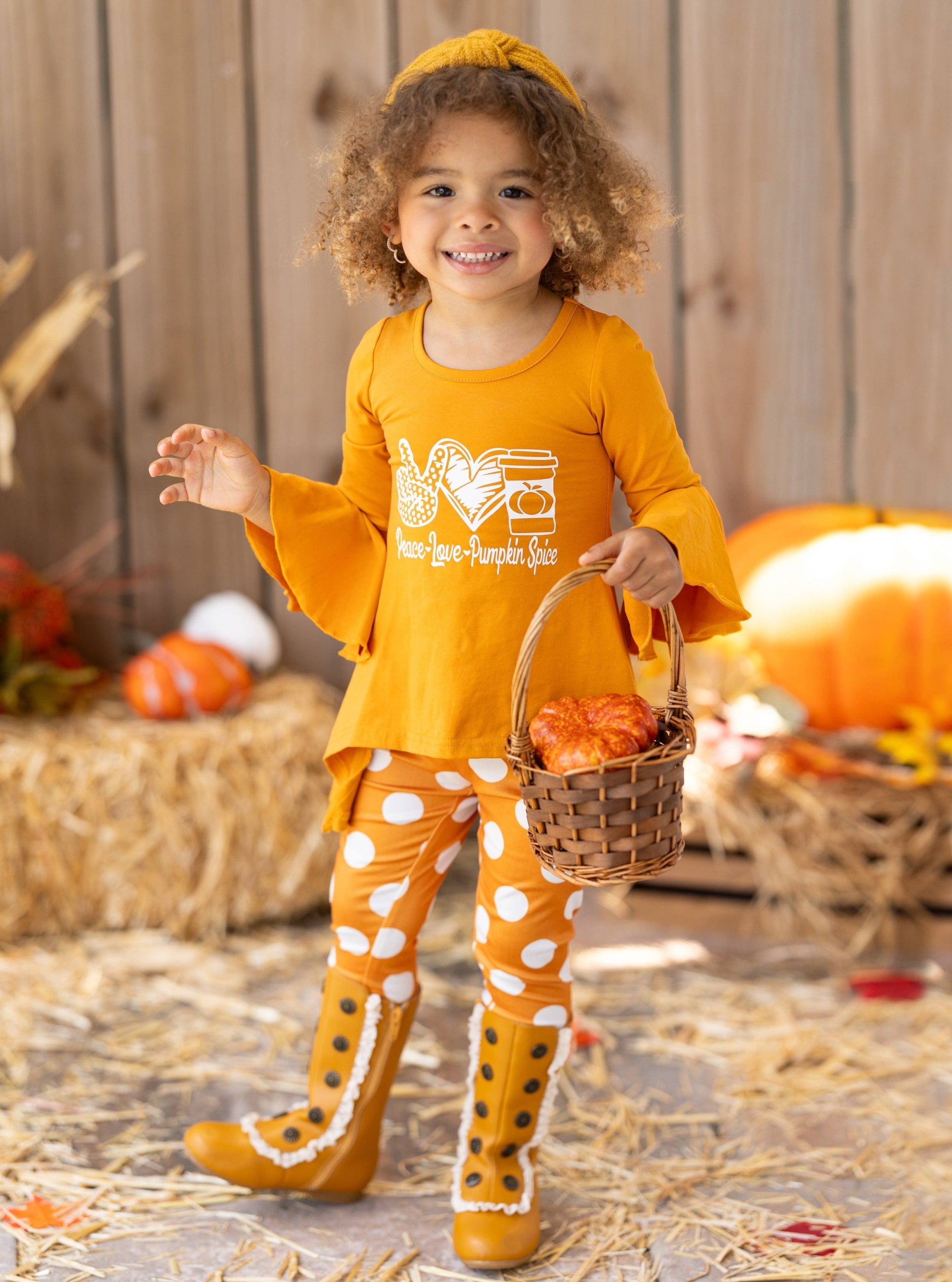 Peace, Love, Pumpkin Spice Legging Set