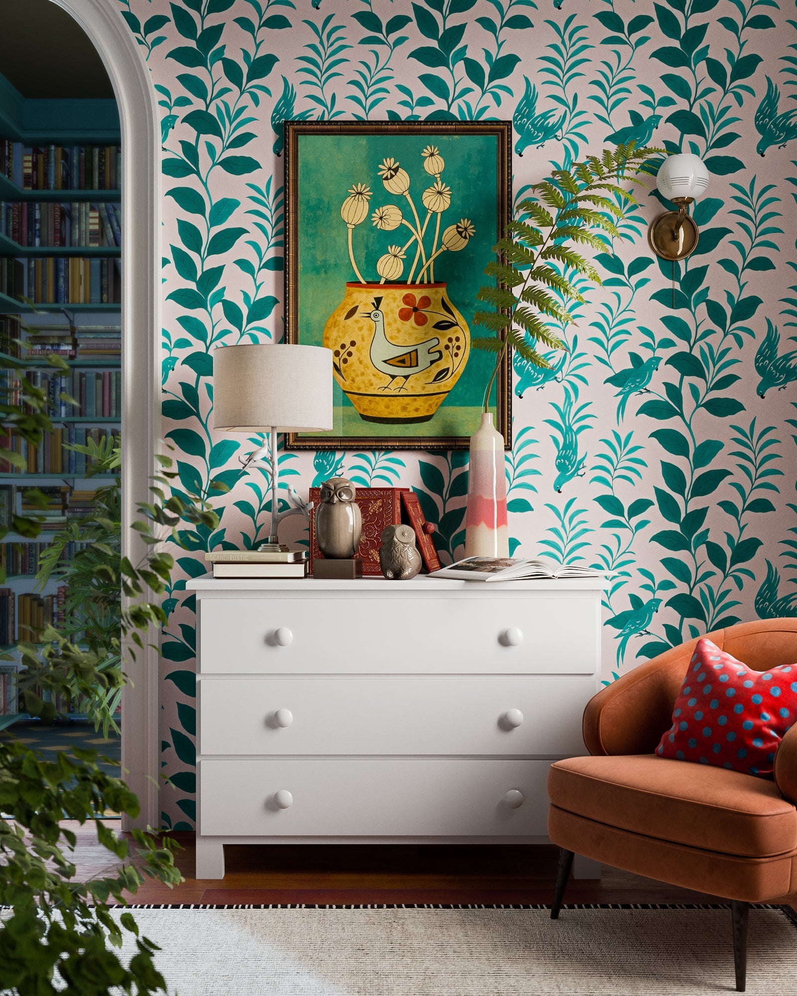 "just White" 3-drawer Dresser