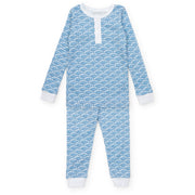 Jack Boys' Pajama Pant Set - African Elephants Blue