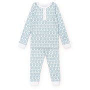 Jack Boys' Pajama Pant Set Golf Crest Blue