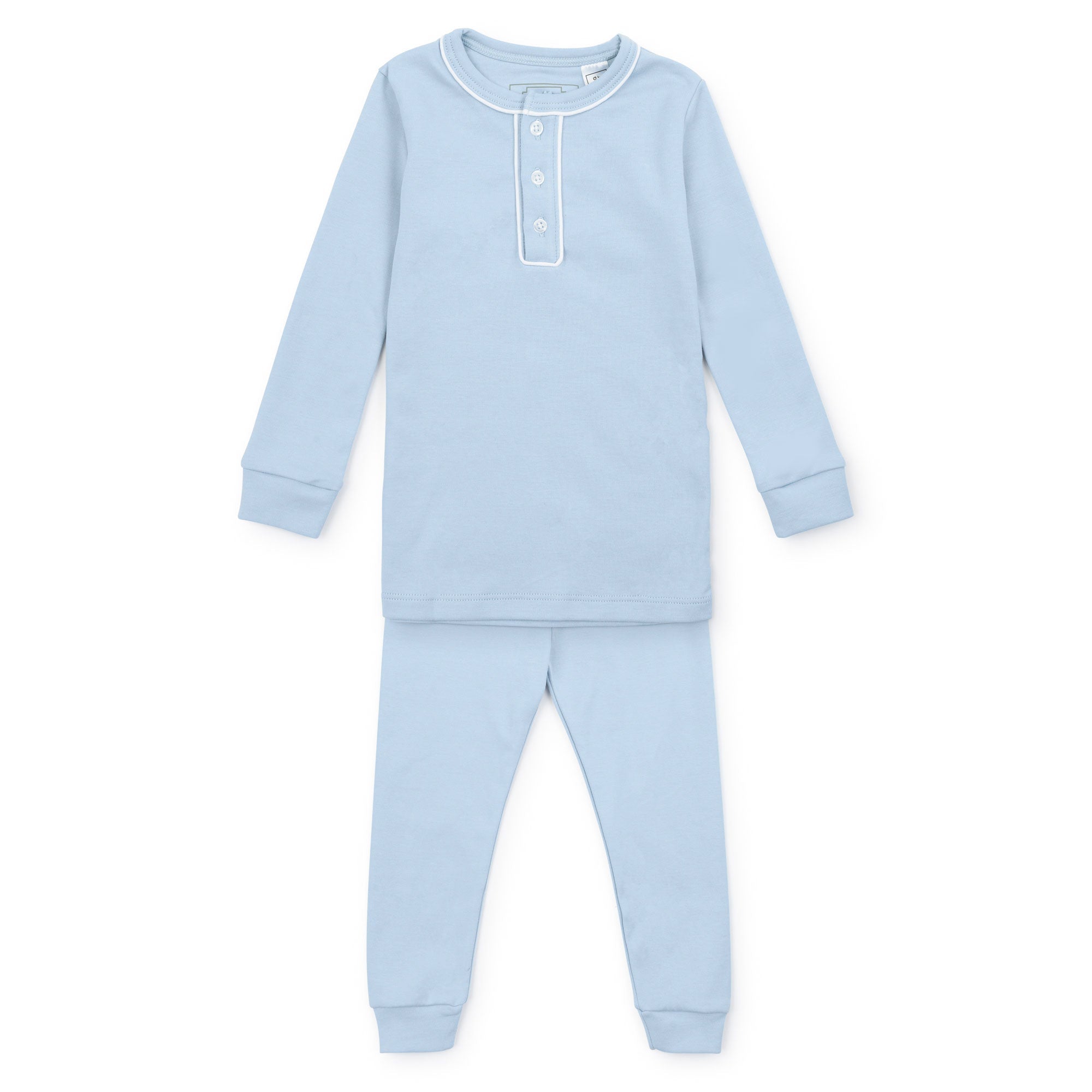 Jack Boys' Pima Cotton Pajama Pant Set - Light Blue