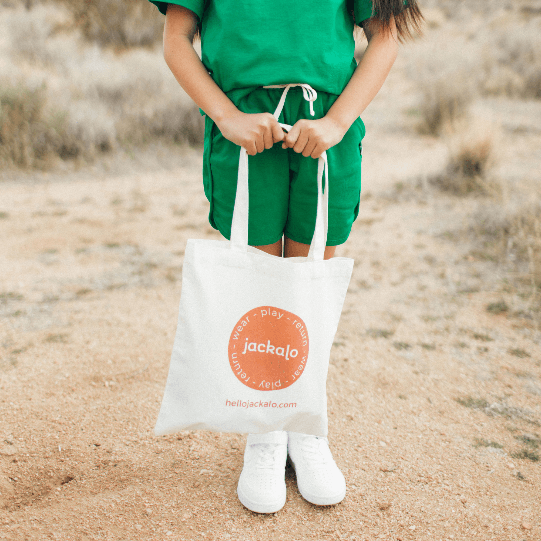 Organic Cotton Tote Bag – Wear, Play, Return