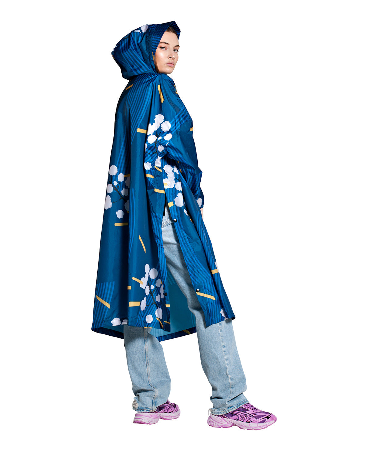 Rain Poncho Floral