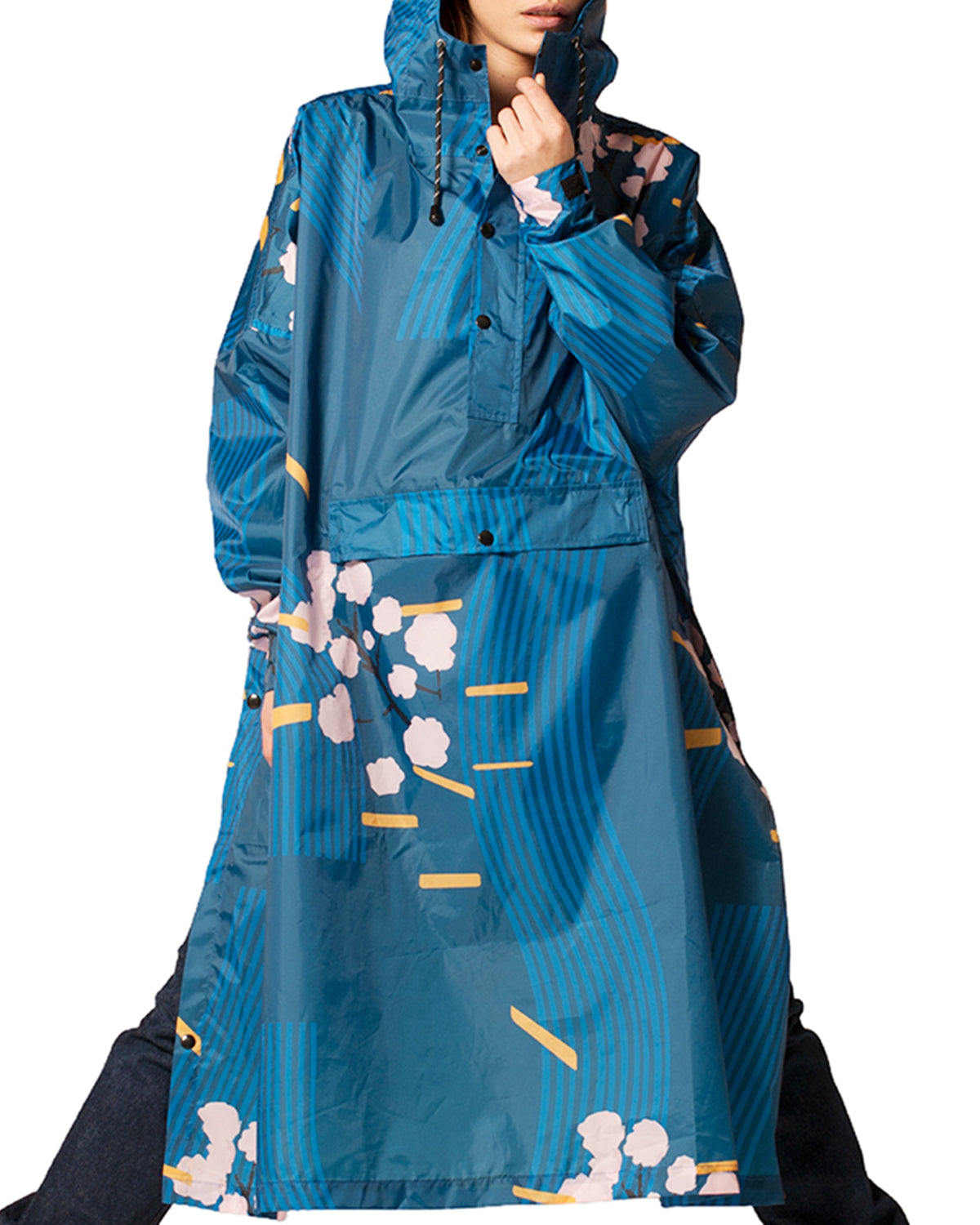 Rain Poncho Floral