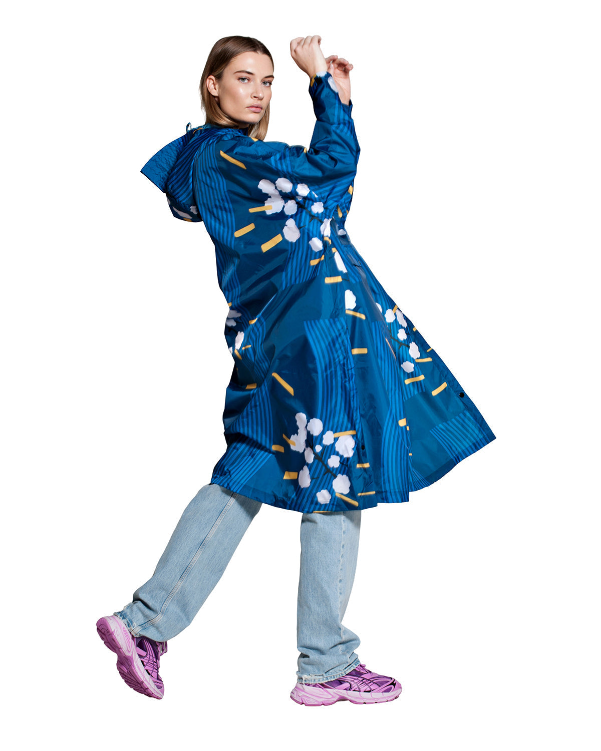 Rain Poncho Floral