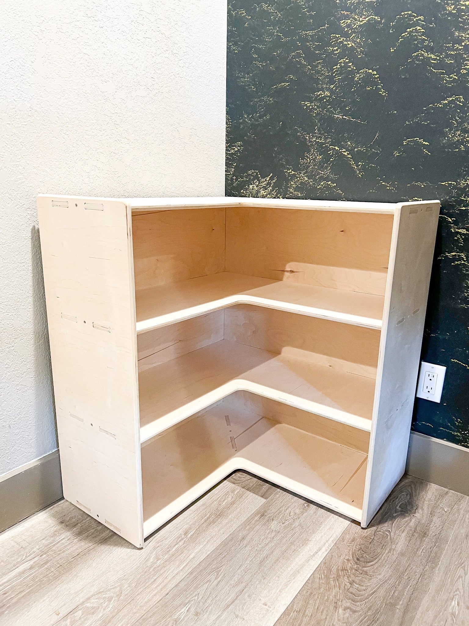Jared- Corner Toy Shelf