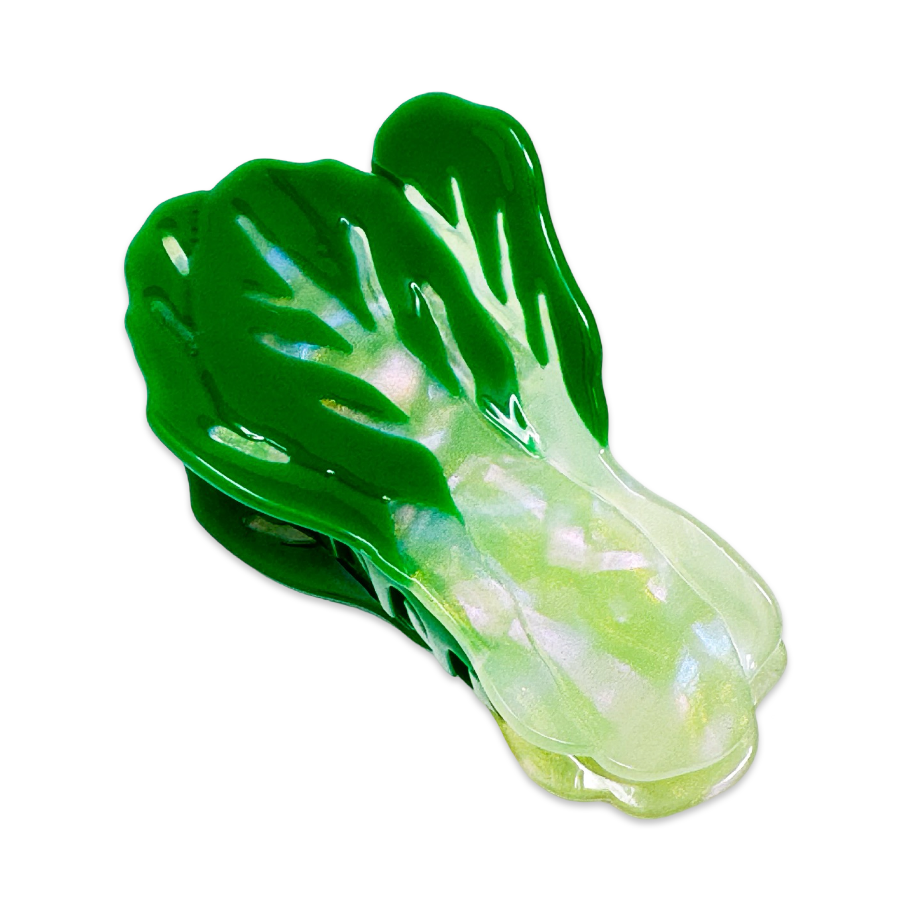 Large Bok Choy Hair Claw Clip