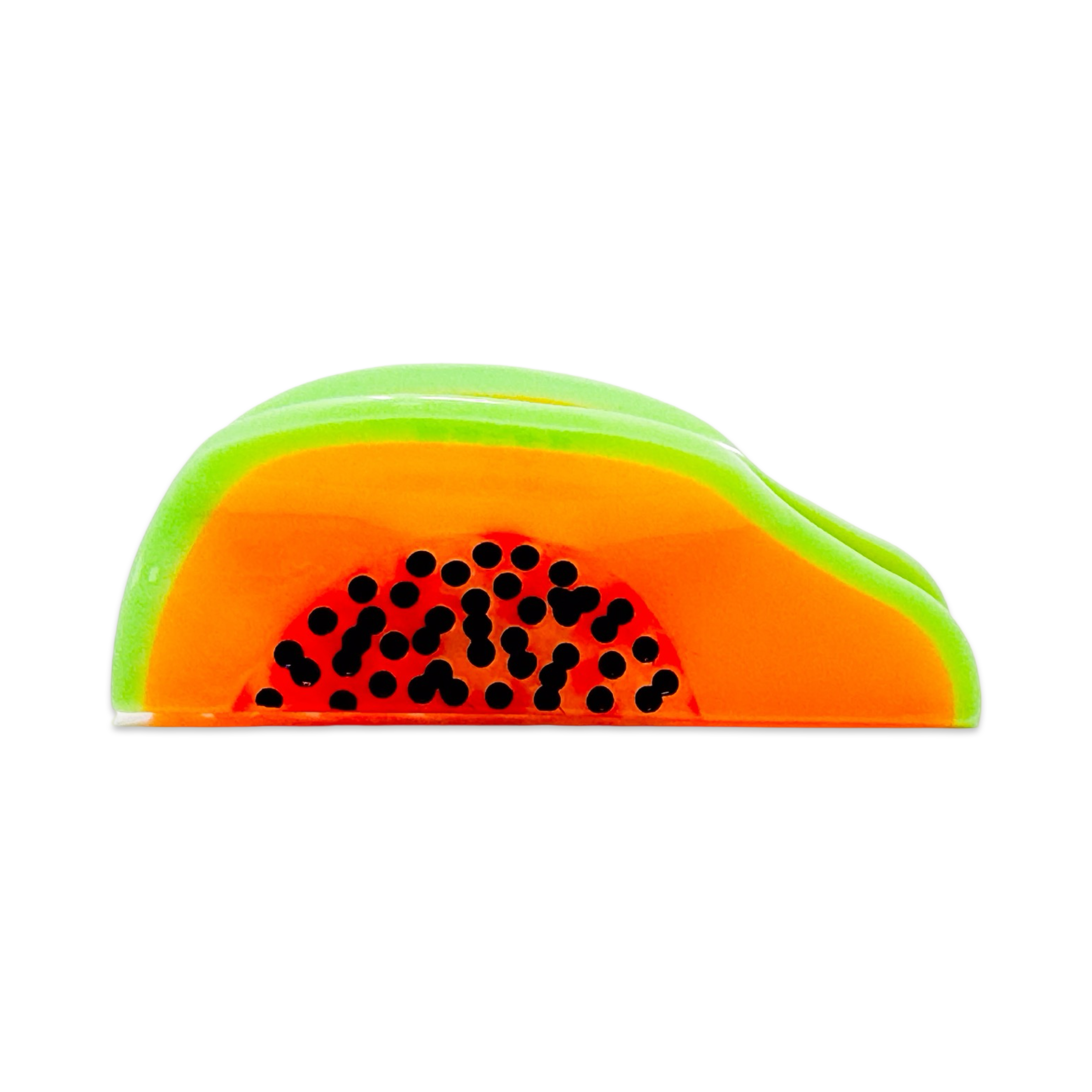 Large Papaya Hair Claw Clip