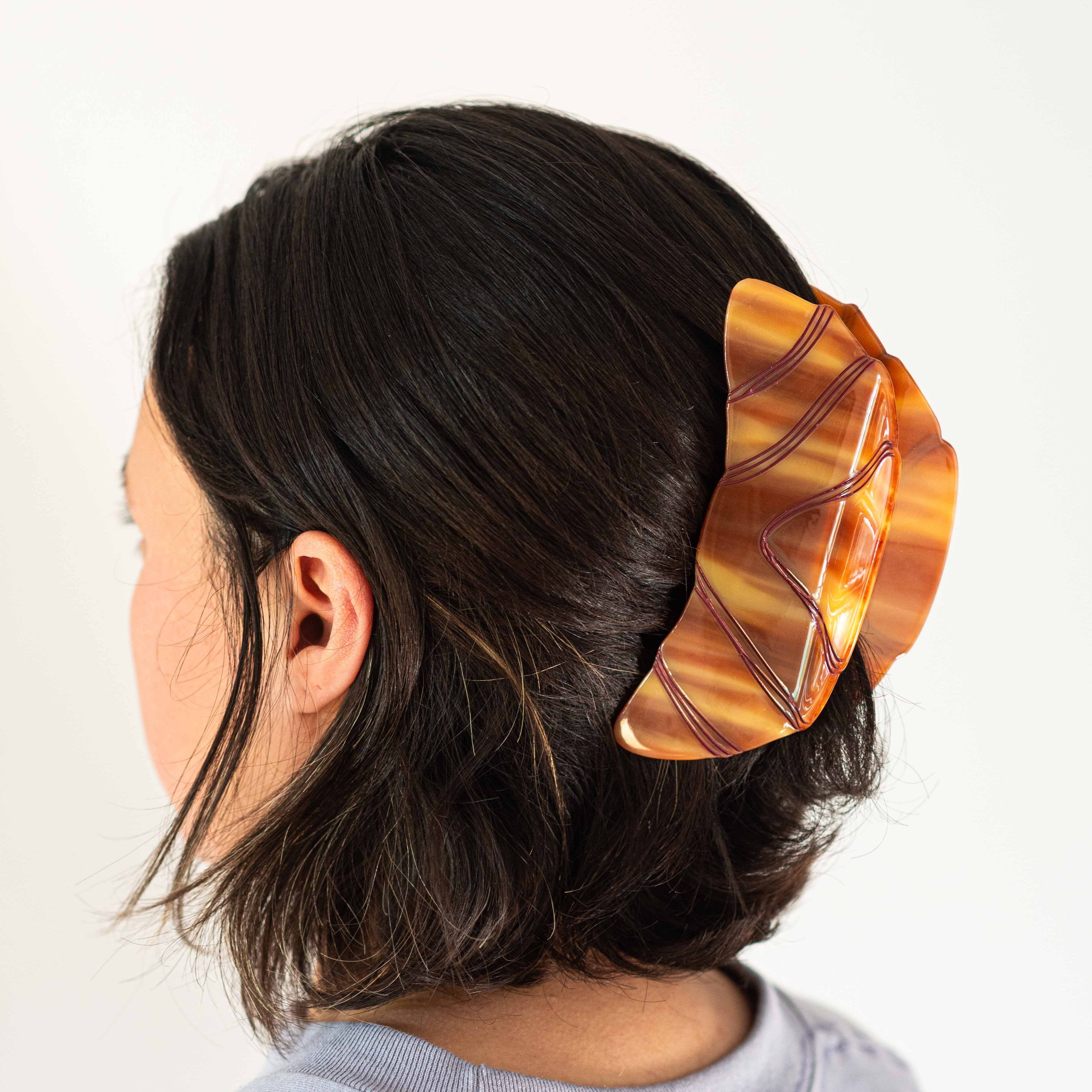 Xl Croissant Hair Claw Clip