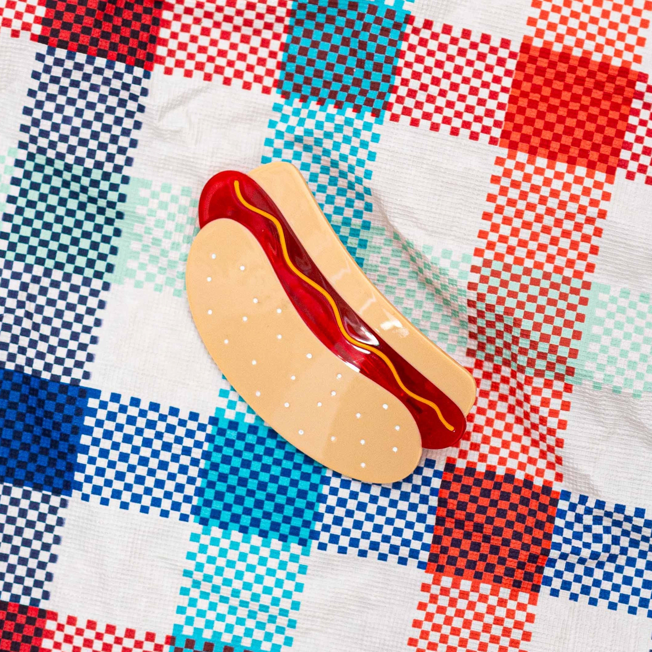 Hot Dog French Barrette