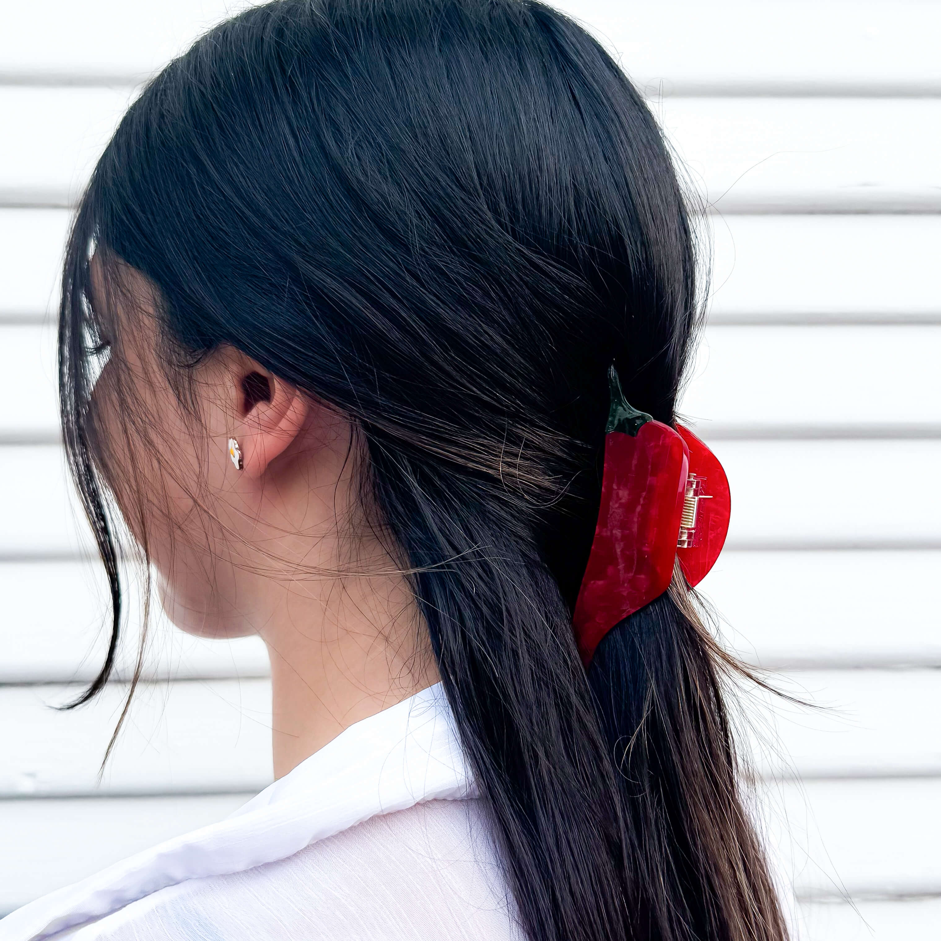 Large Chili Pepper Hair Claw Clip