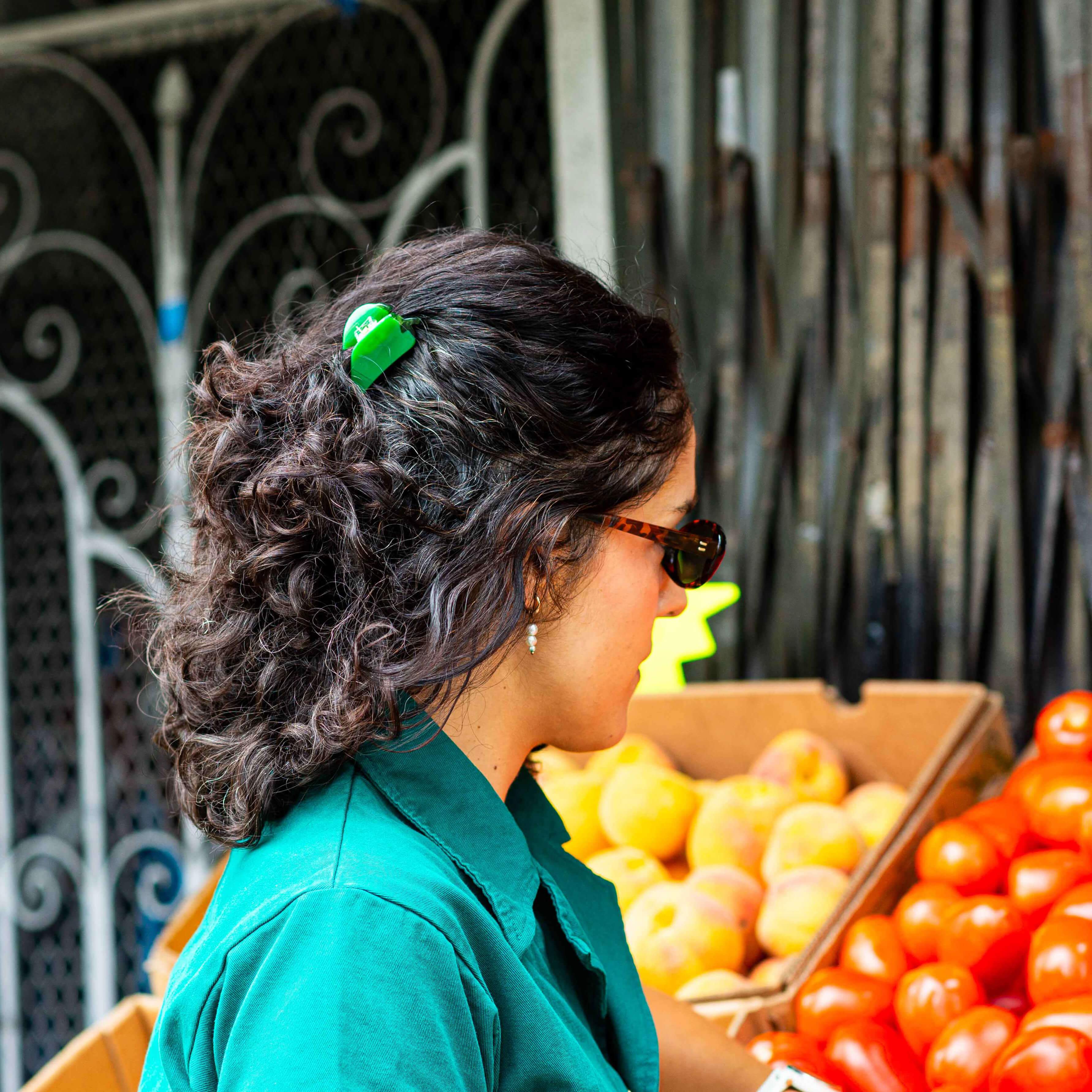 Mini Jalapeño Hair Claw Clip