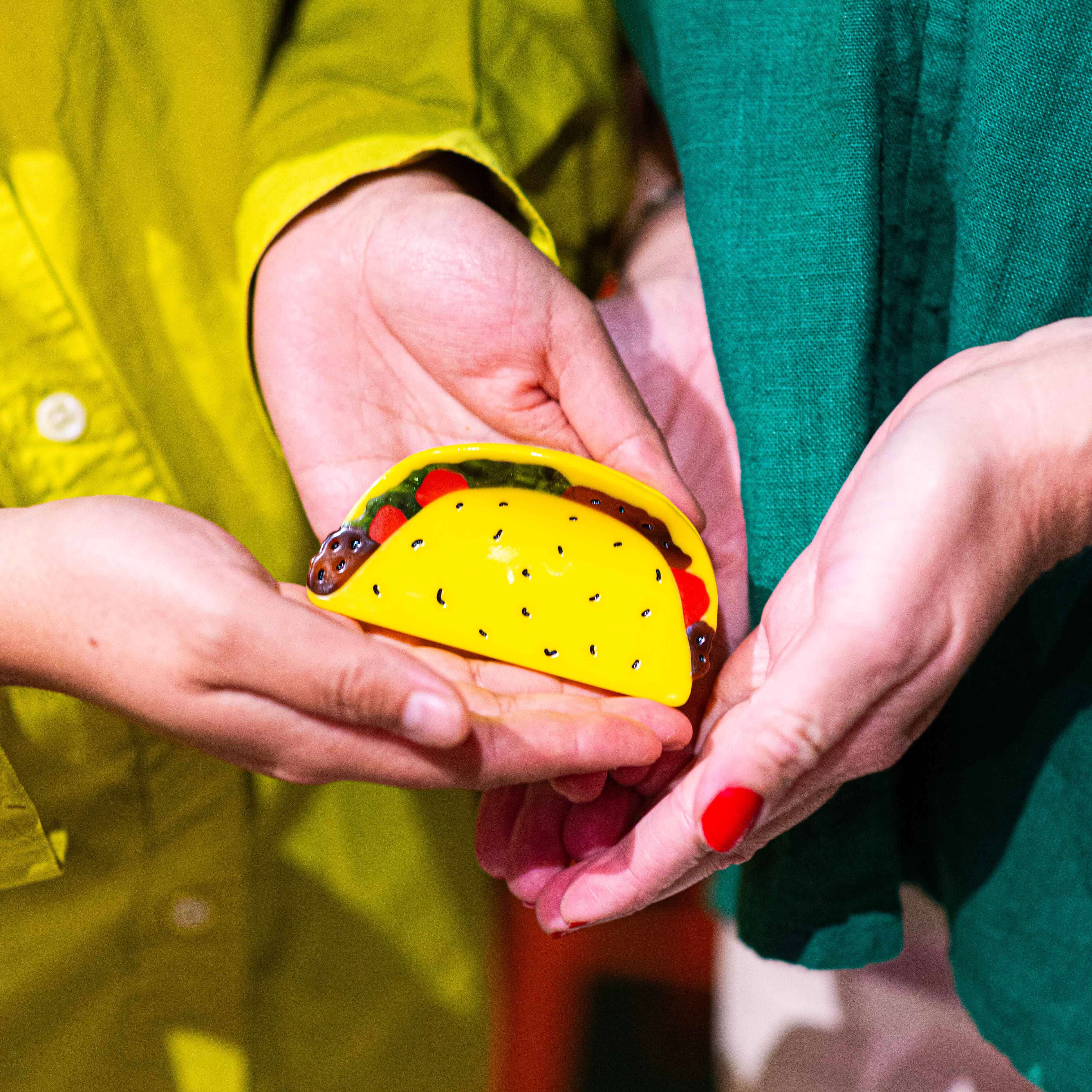 Large Taco Hair Claw Clip