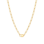Jessa Lock Necklace