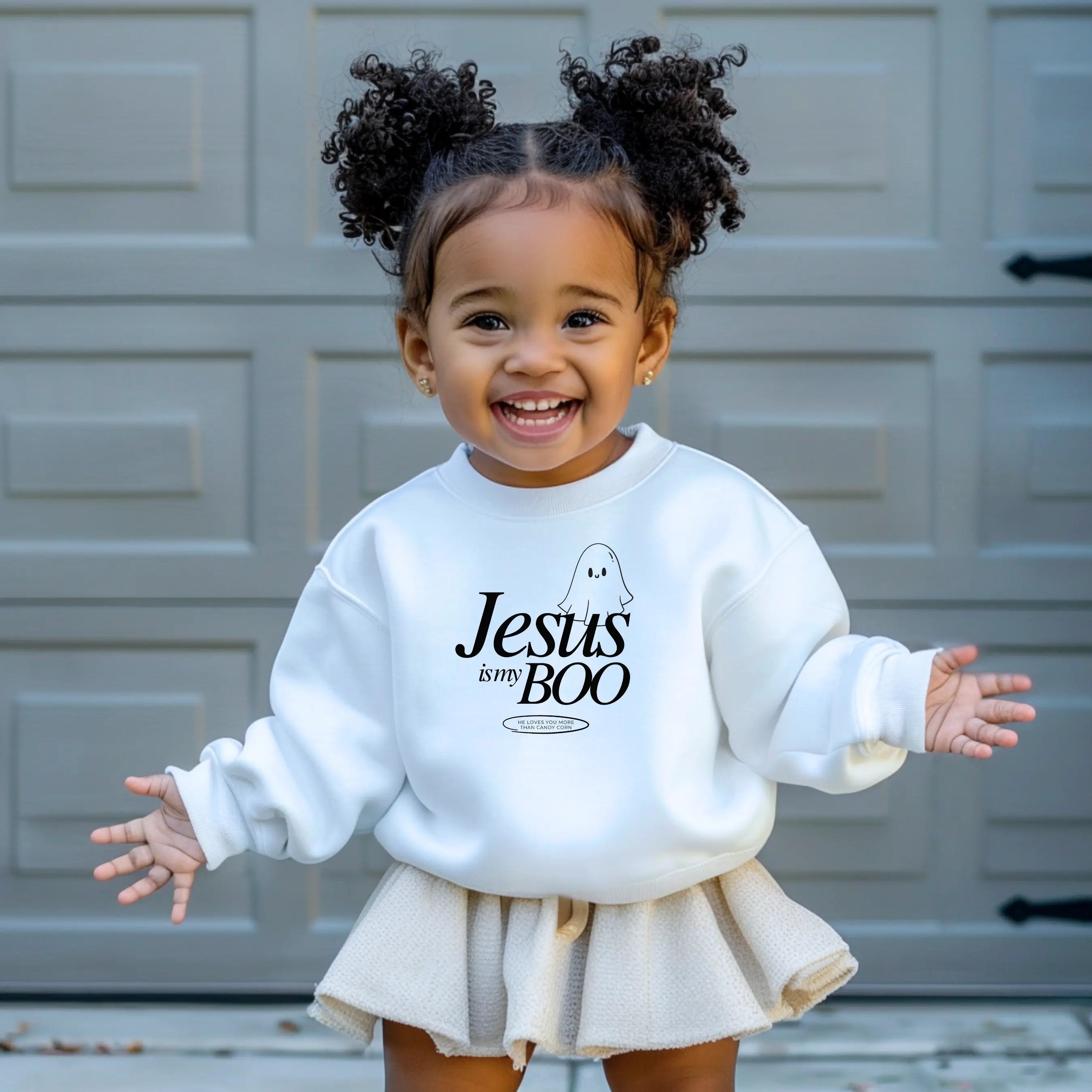 Jesus Is My Boo Kids Pullover
