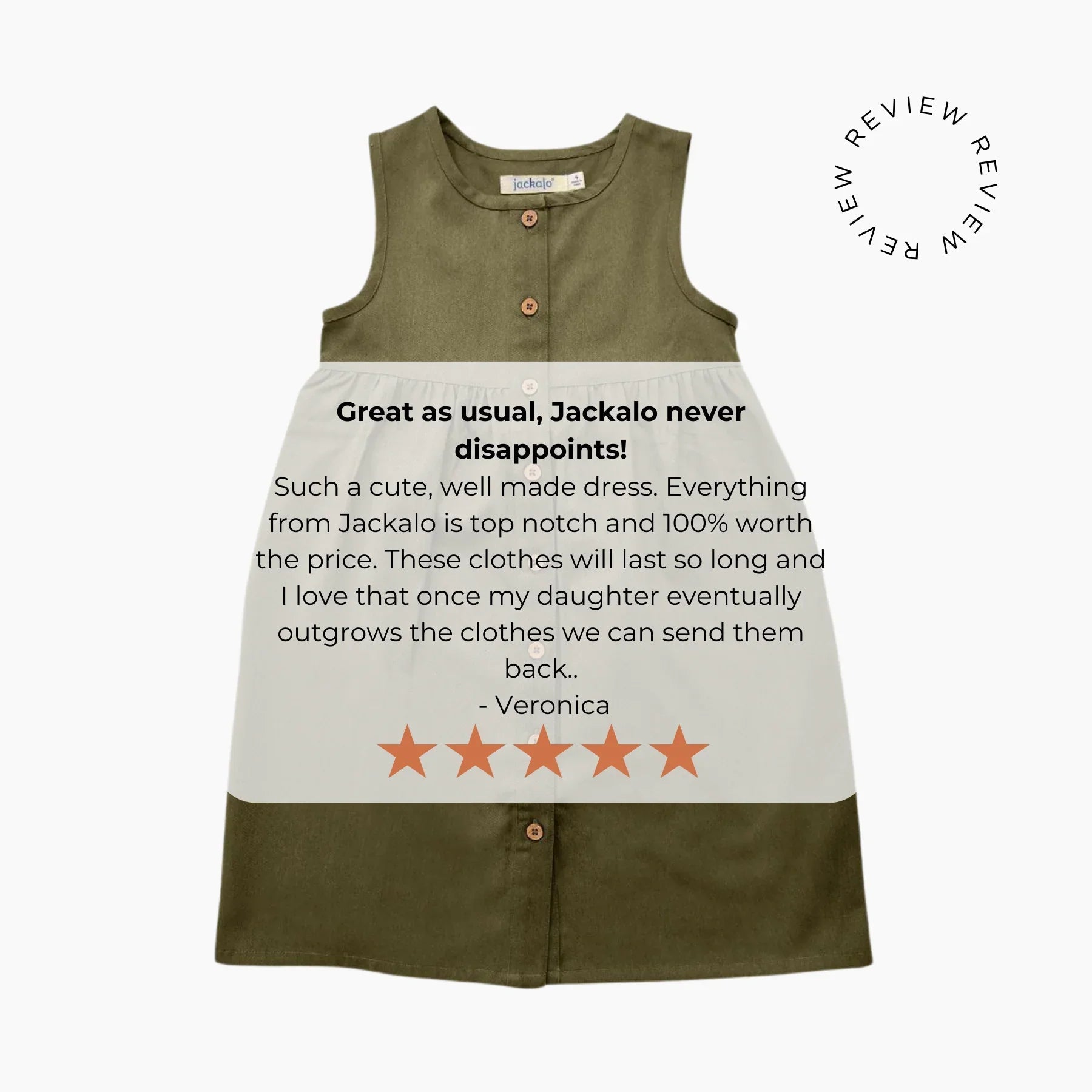Jo Dress- Dark Olive