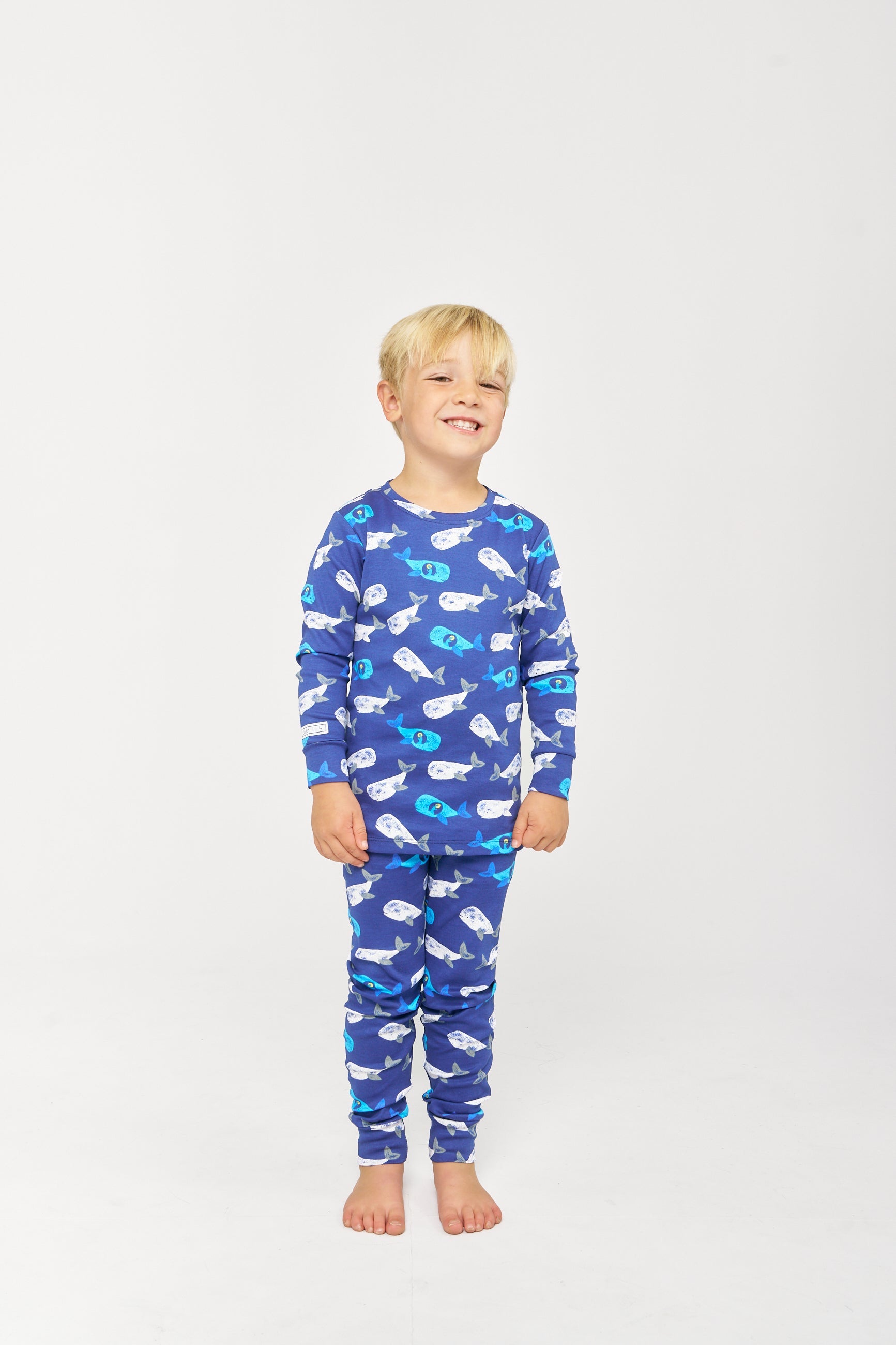 Jonah Blue Pj Long Sleeve Set Cotton