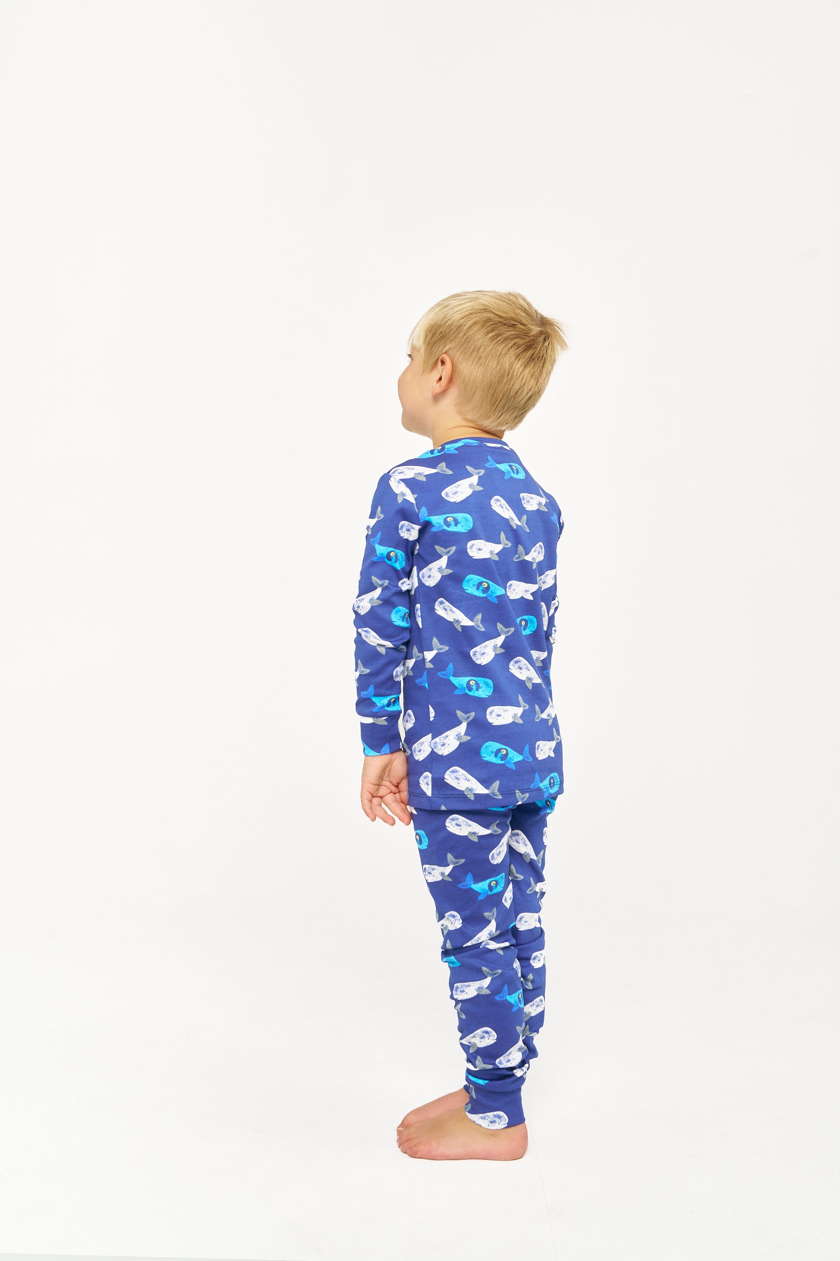 Jonah Blue Pj Long Sleeve Set Cotton
