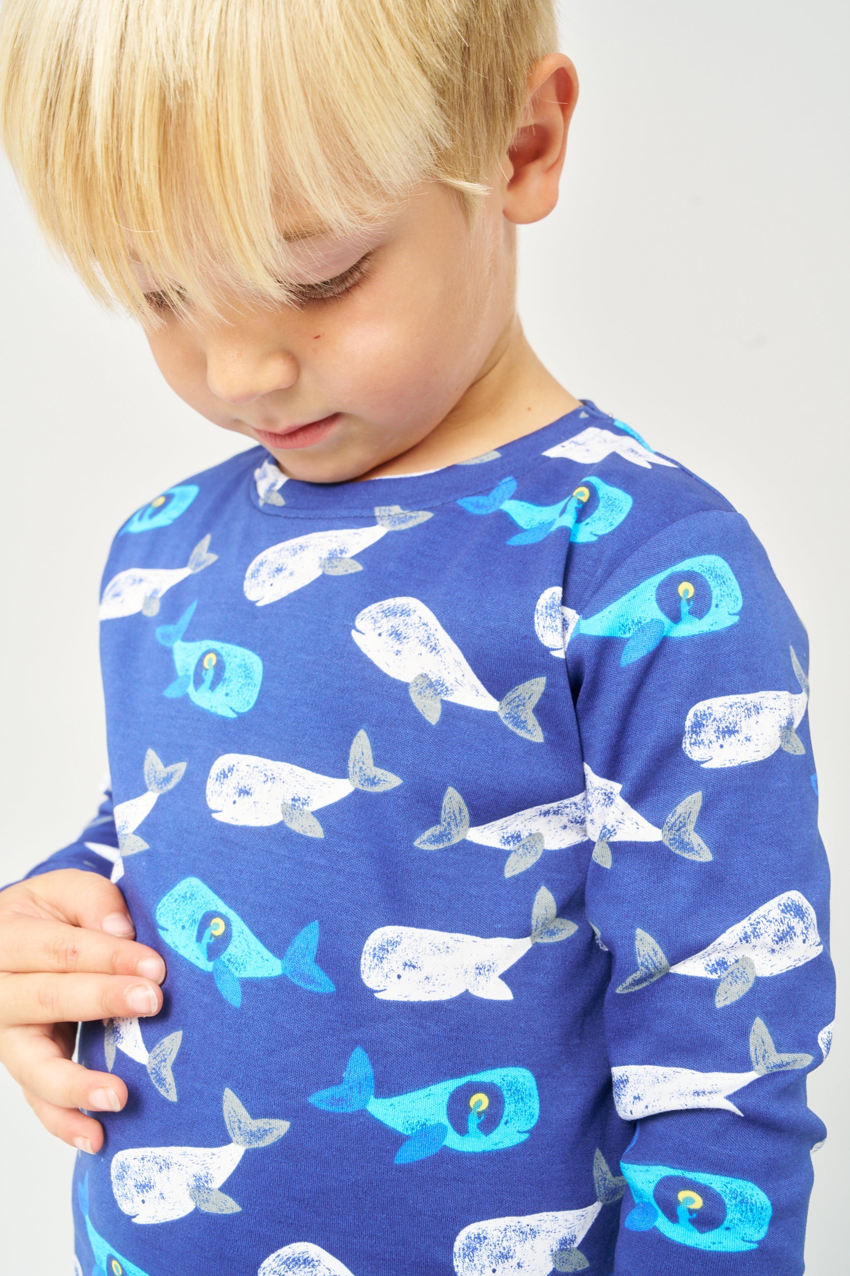 Jonah Blue Pj Long Sleeve Set Cotton
