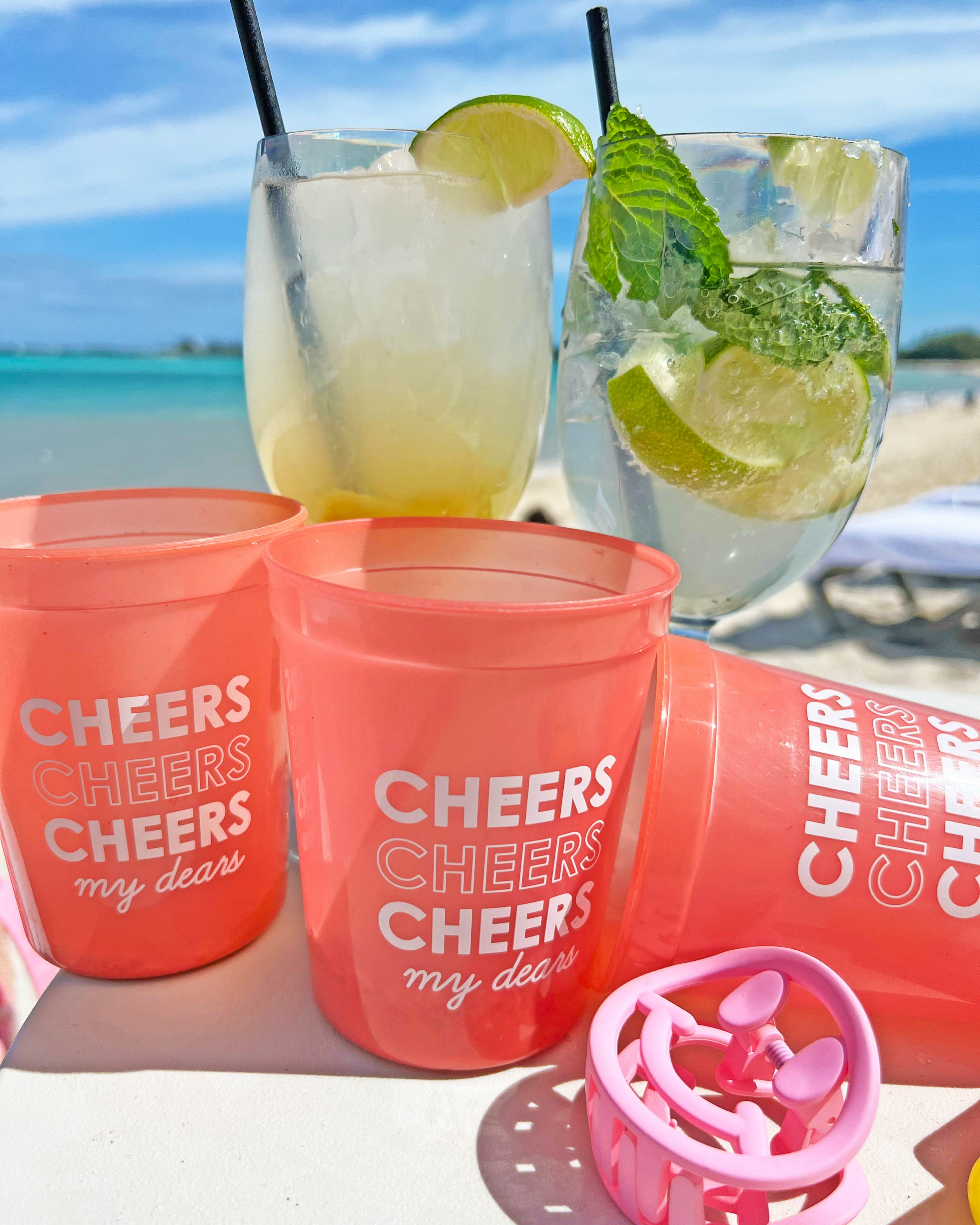 Cheers My Dears Color Changing Reusable Cups (set Of 10)