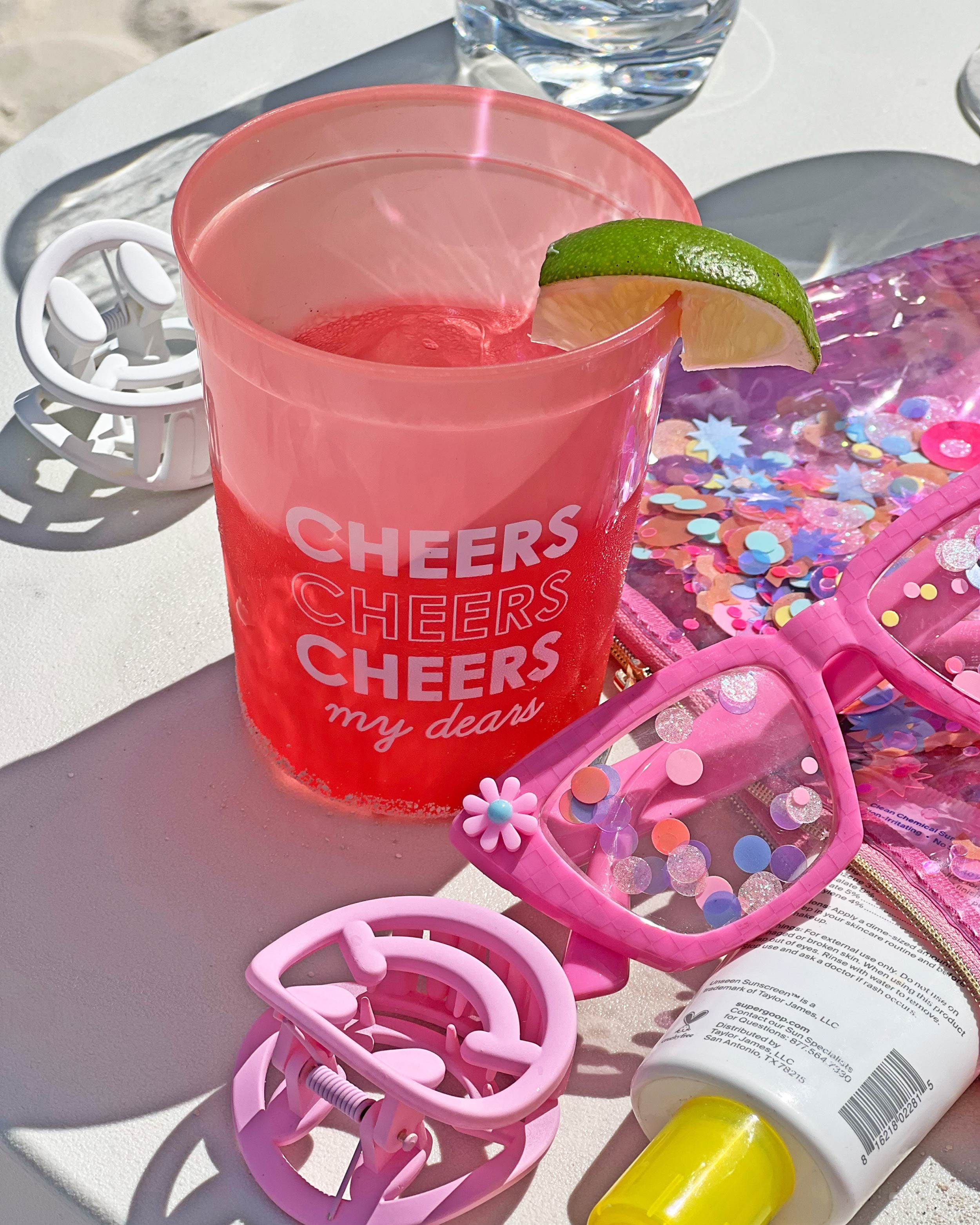 Cheers My Dears Color Changing Reusable Cups (set Of 10)