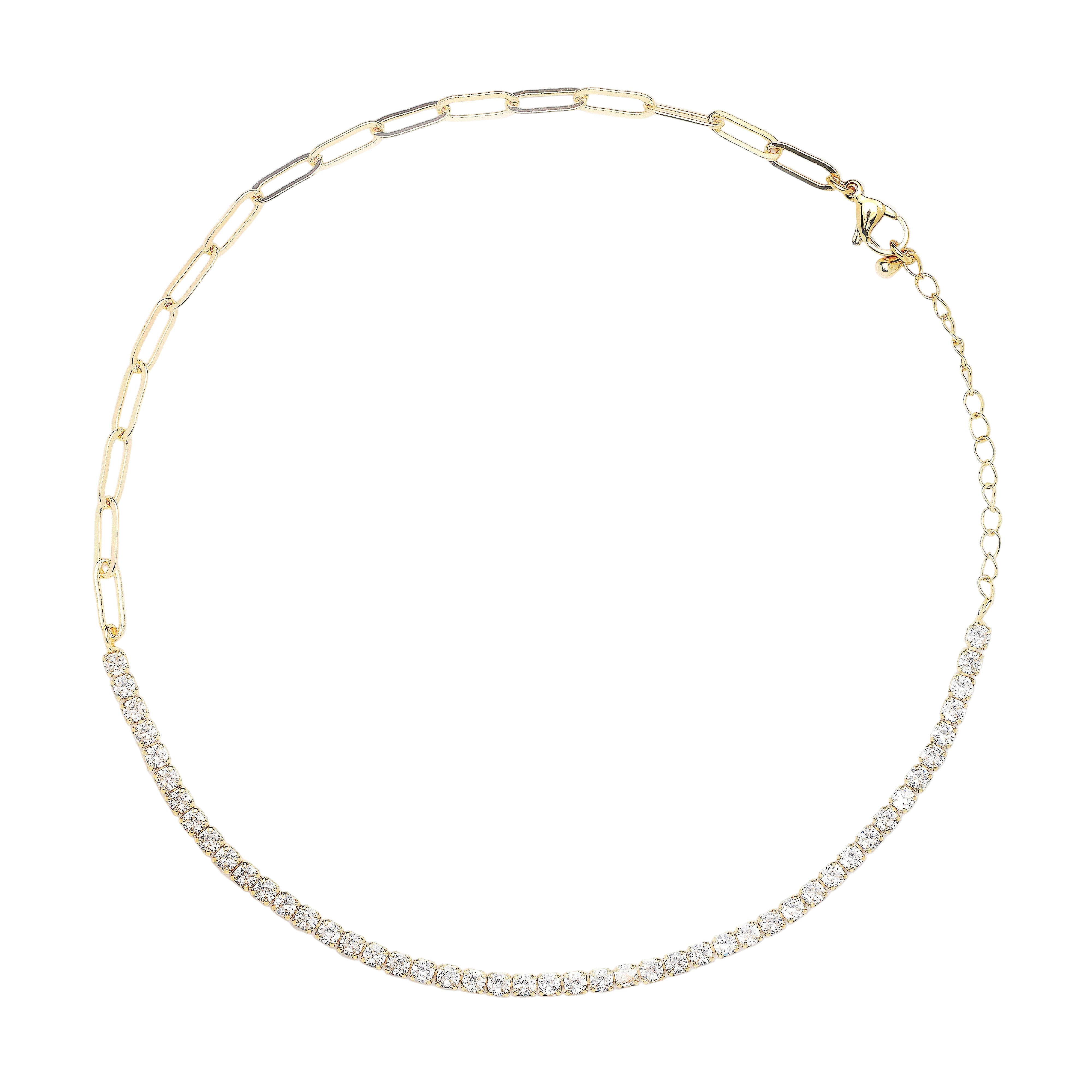 Jordyn Jewel & Chain Necklace