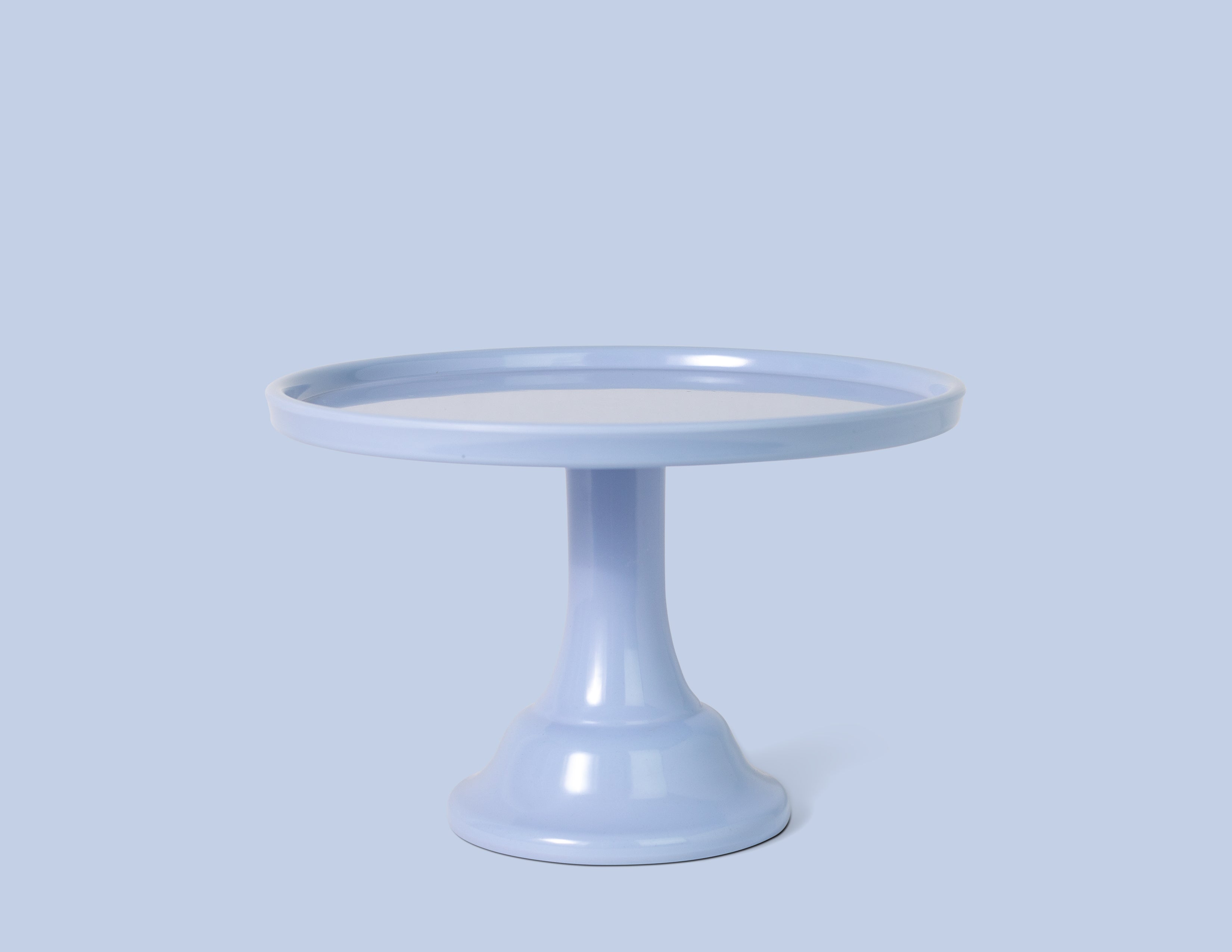 Wedgewood Blue Melamine Cake Stand-small