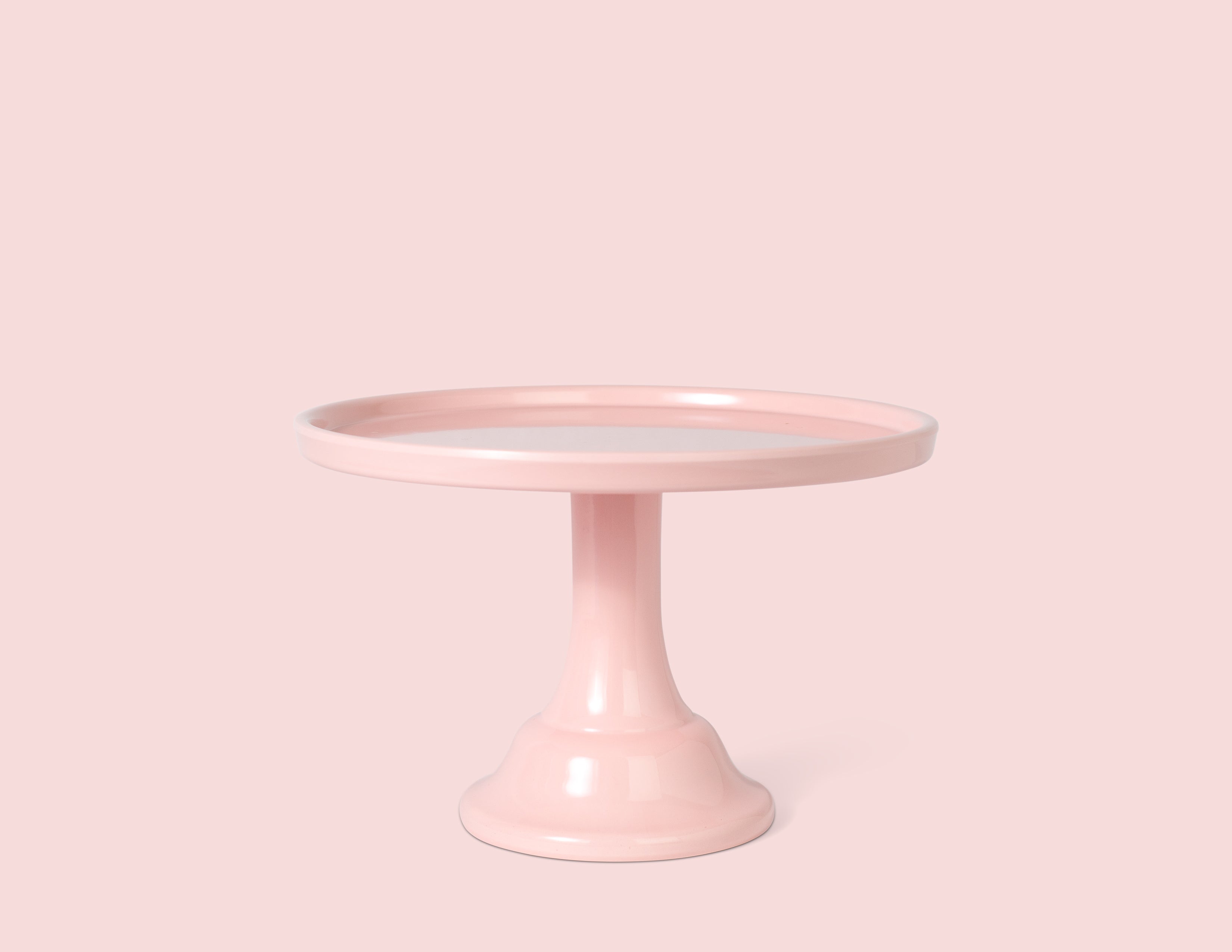 Peony Pink Melamine Cake Stand-small