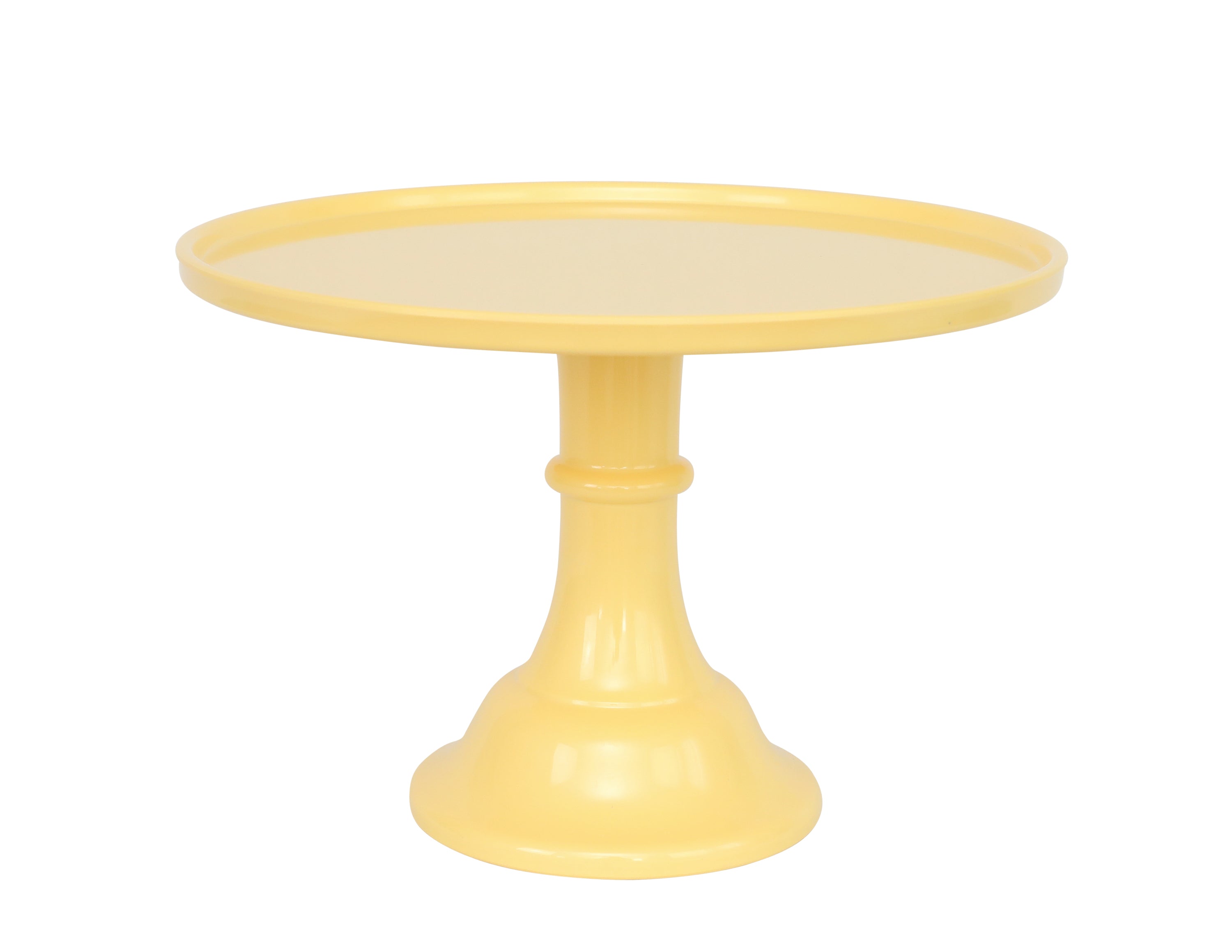 Daisy Yellow Melamine Cake Stand- Large